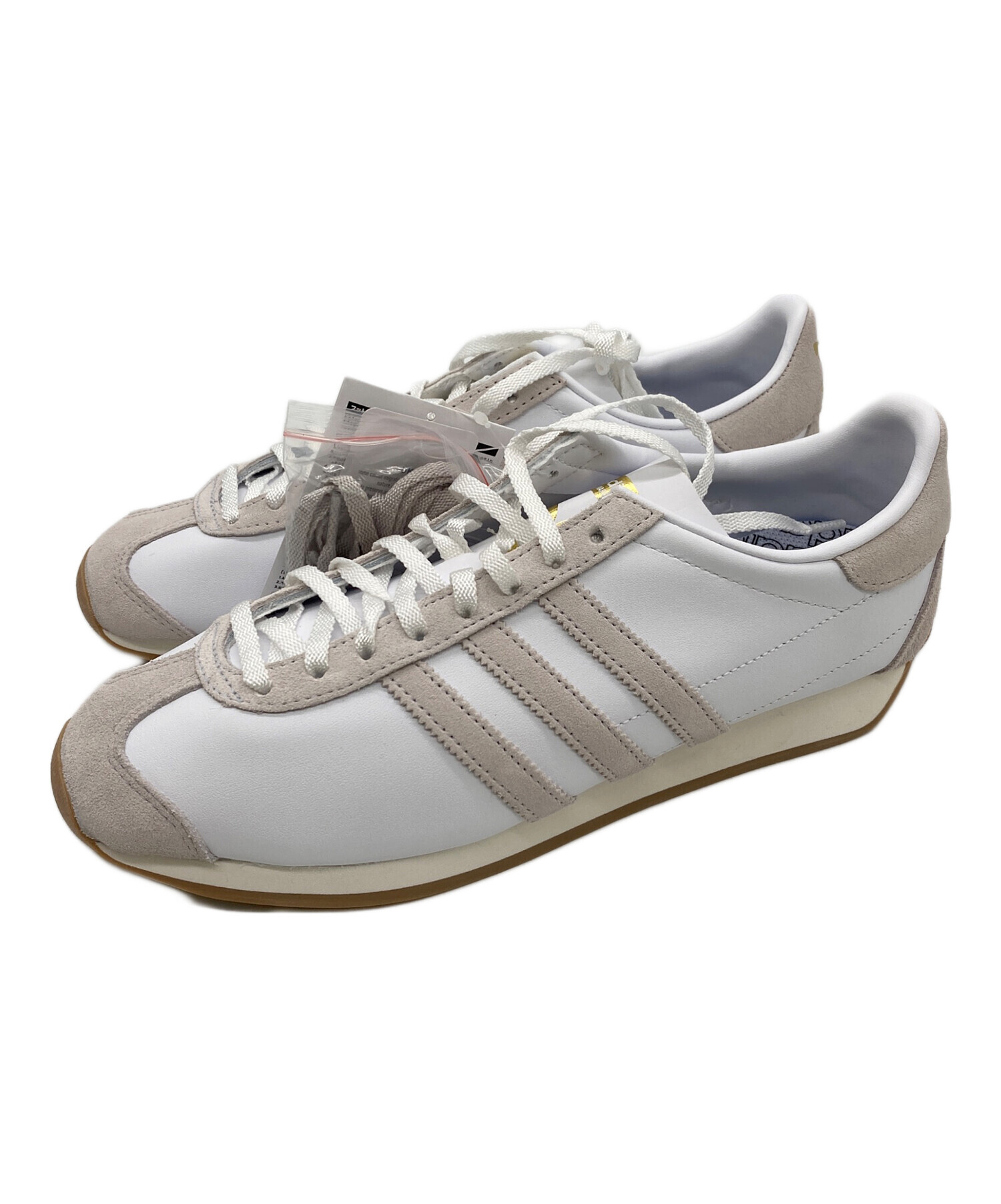 中古・古着通販】adidas (アディダス) スニーカー ホワイト×ベージュ 