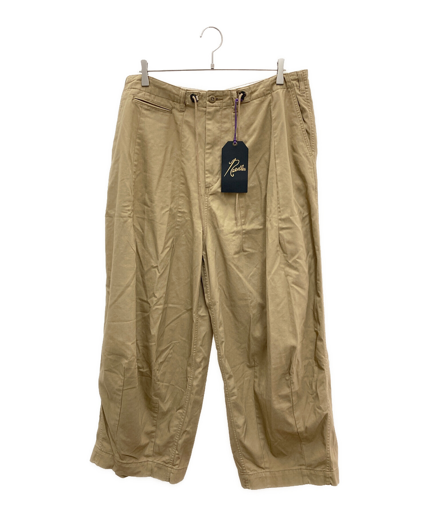 中古・古着通販】Needles (ニードルズ) ヒザデルパンツ カーキ サイズ