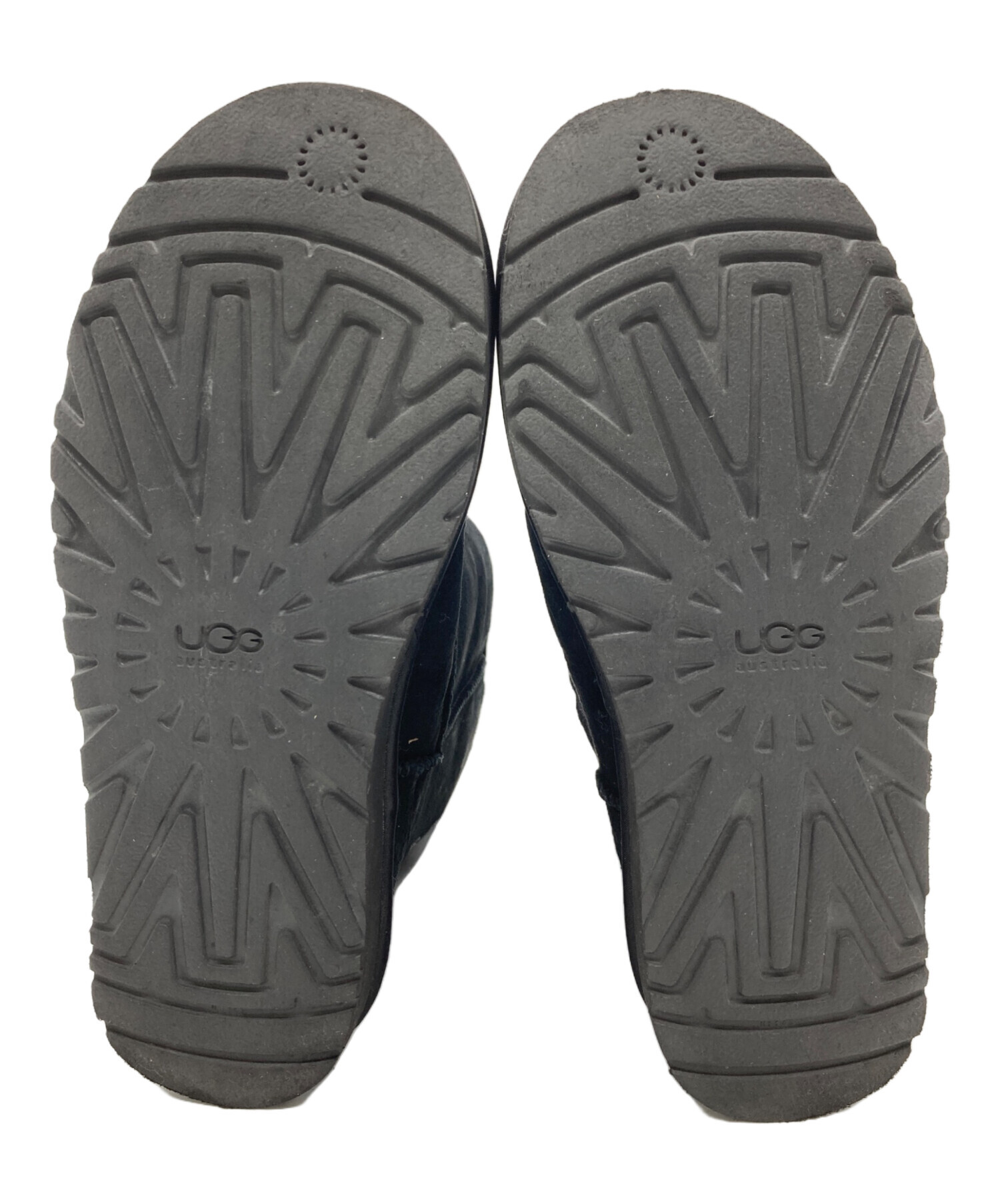 中古・古着通販】UGG (アグ) ムートンブーツ ブラック サイズ:24cm