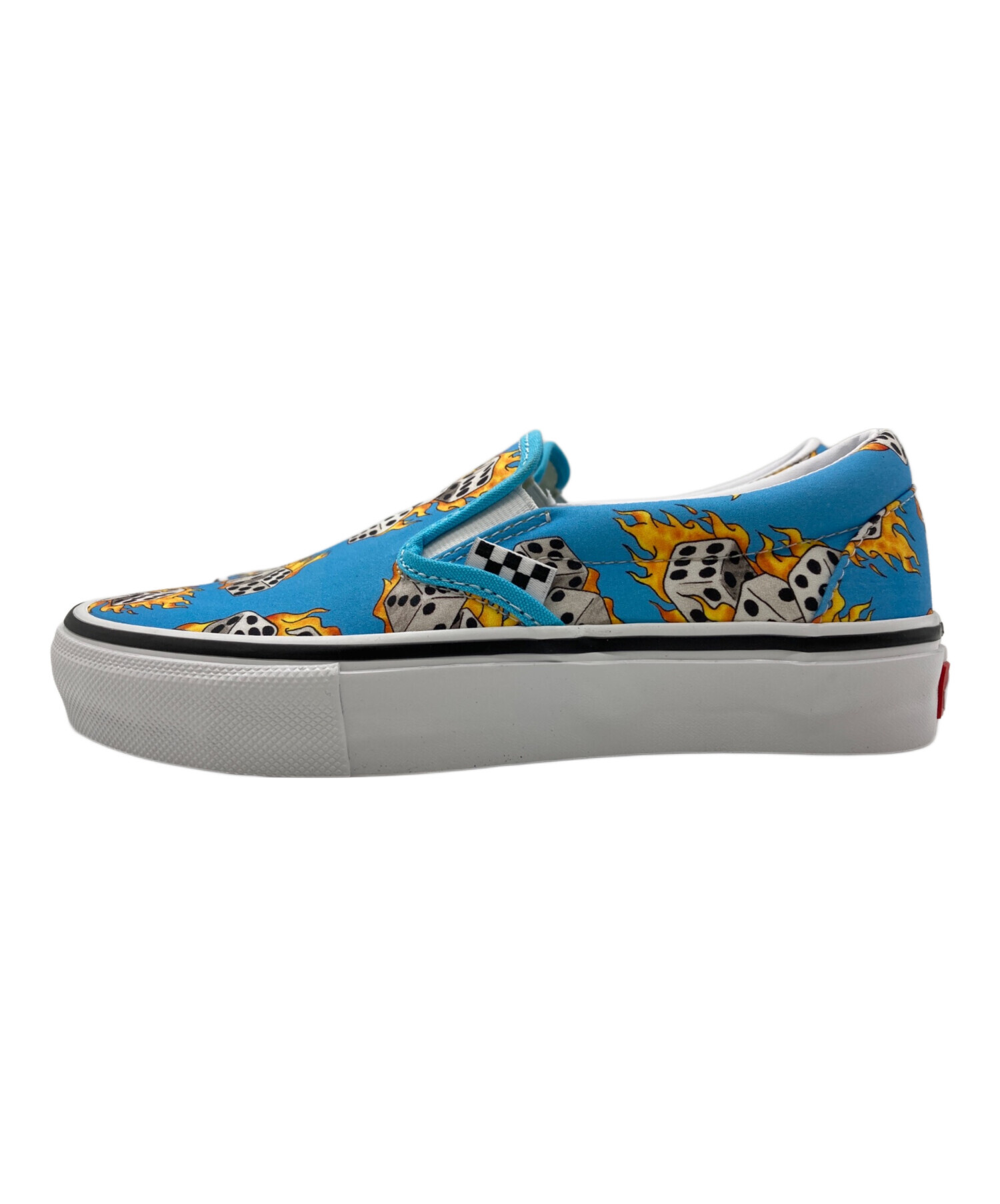 中古・古着通販】VANS (バンズ) スリッポン スカイブルー サイズ