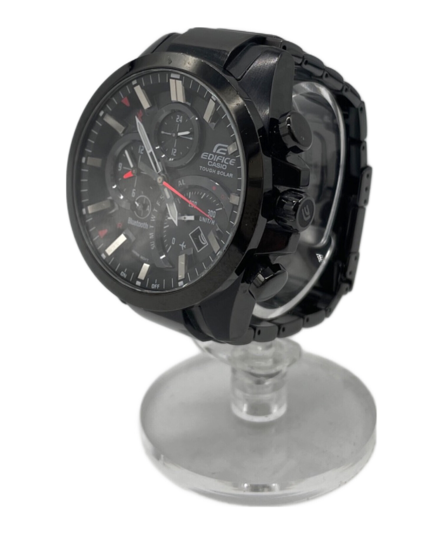 中古・古着通販】EDIFICE (エディフィス) 腕時計 ブラック｜ブランド