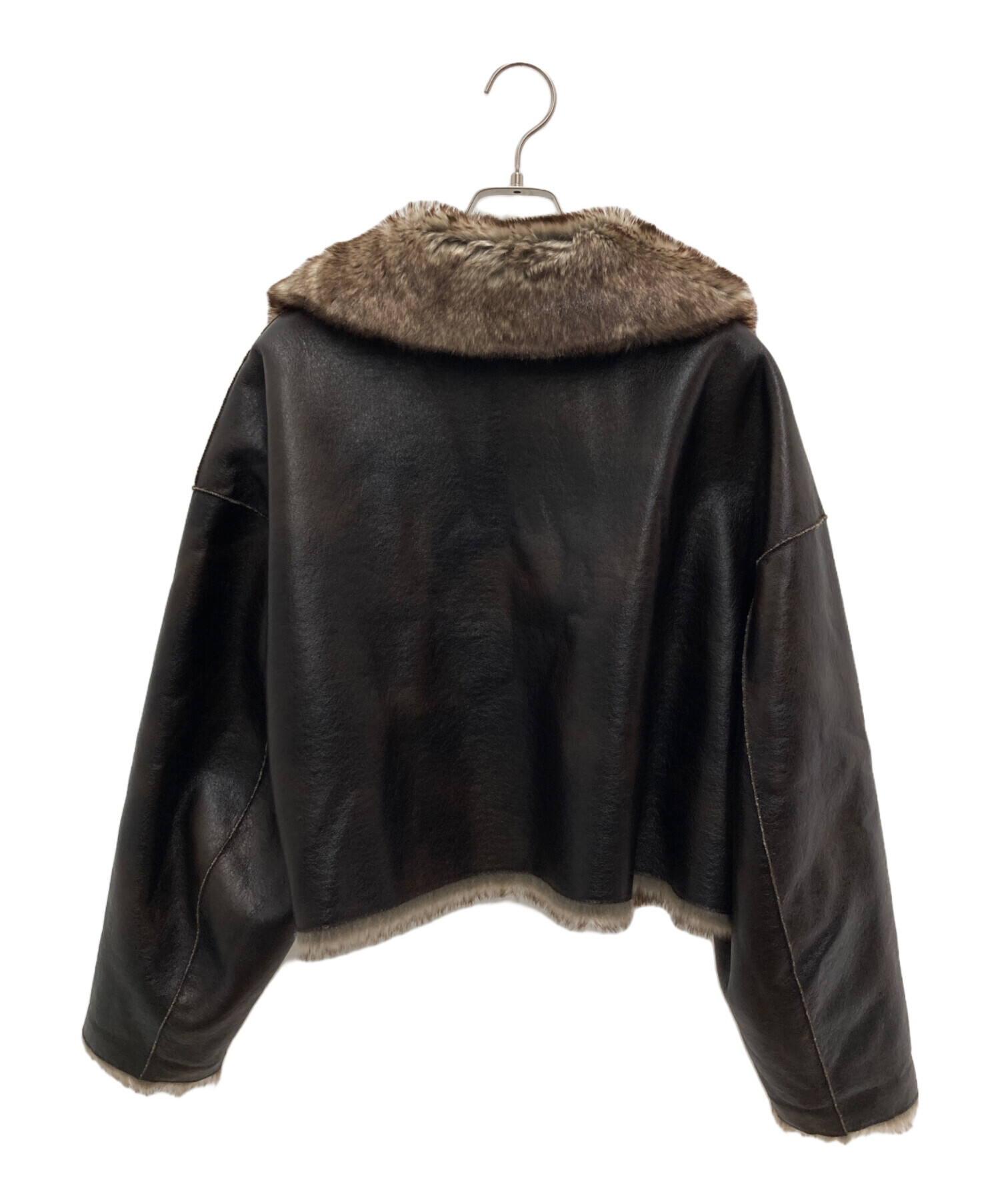 中古・古着通販】NOUNLESS (ナウンレス) フェイクファージャケット  