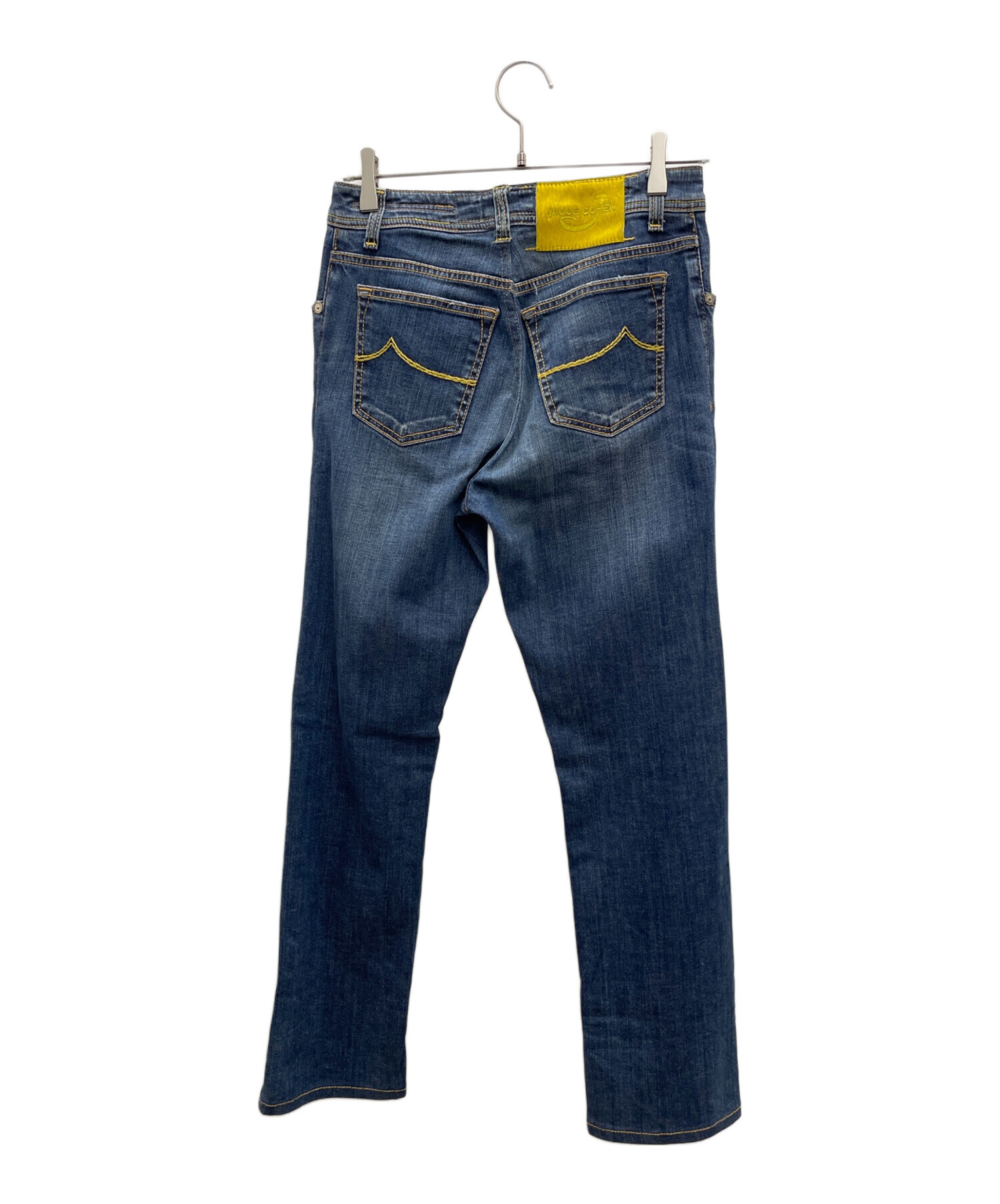 中古・古着通販】JACOB COHEN (ヤコブコーエン) デニムパンツ ネイビー