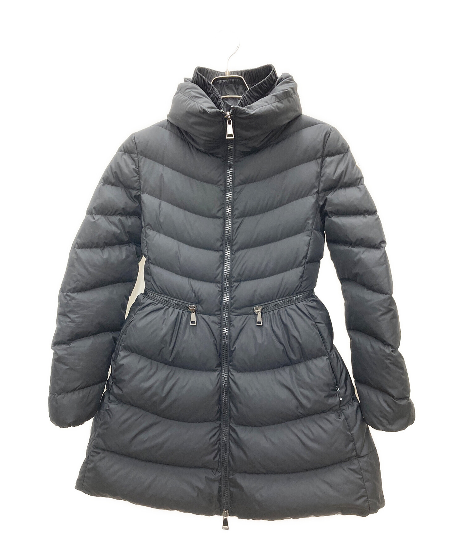 中古・古着通販】MONCLER (モンクレール) ダウンコート ブラック 