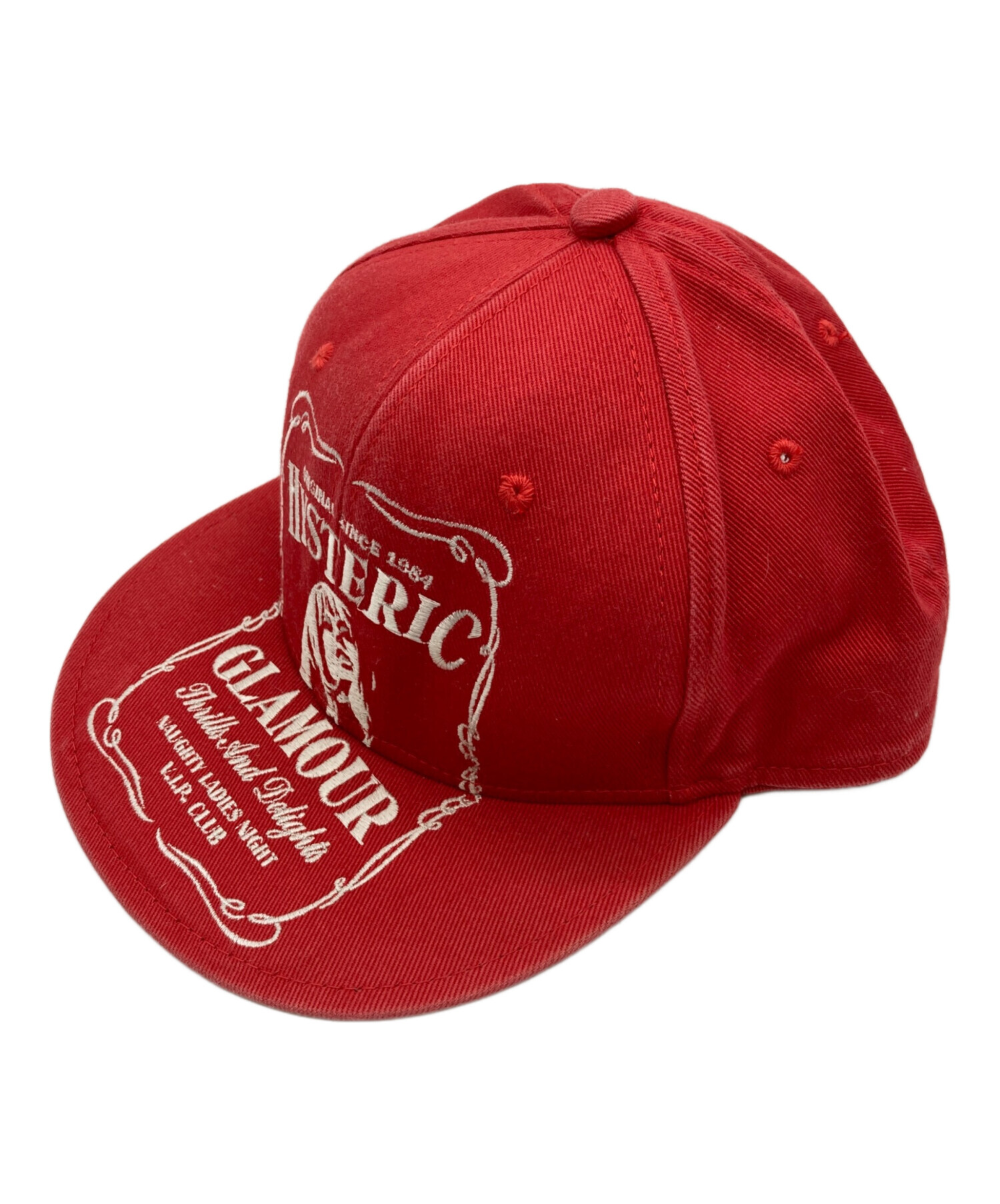 HYSTERIC GLAMOUR 赤メッシュキャップ speedster HYSTERIC GLAMOUR speedster 赤キャップ HYSTERIC GLAMOUR