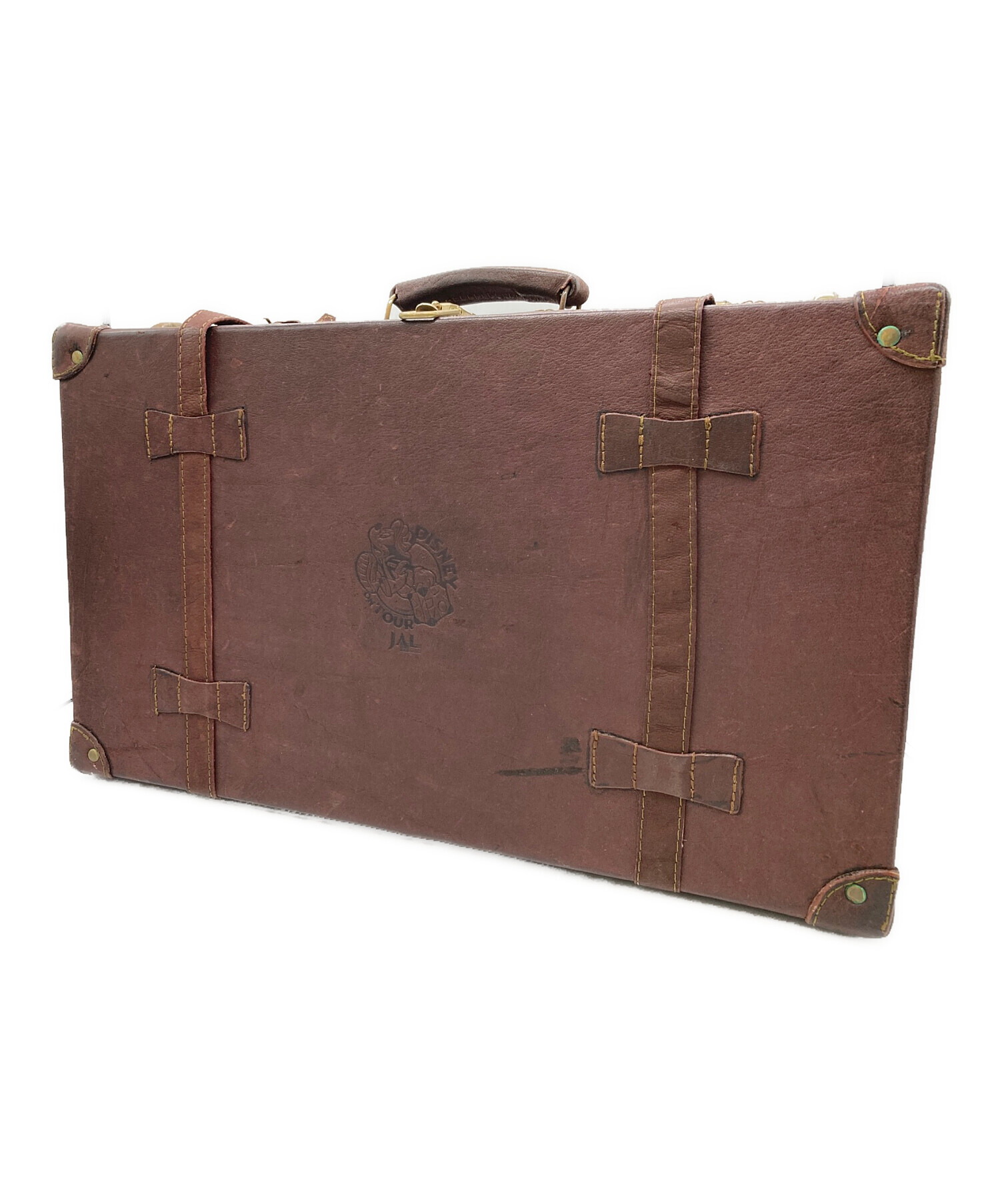 希少 レア ディズニー JAL トランクケース アンティーク Disney 中古・古着通販】JAL (ジャル) DISNEY (ディズニー) トランクケース