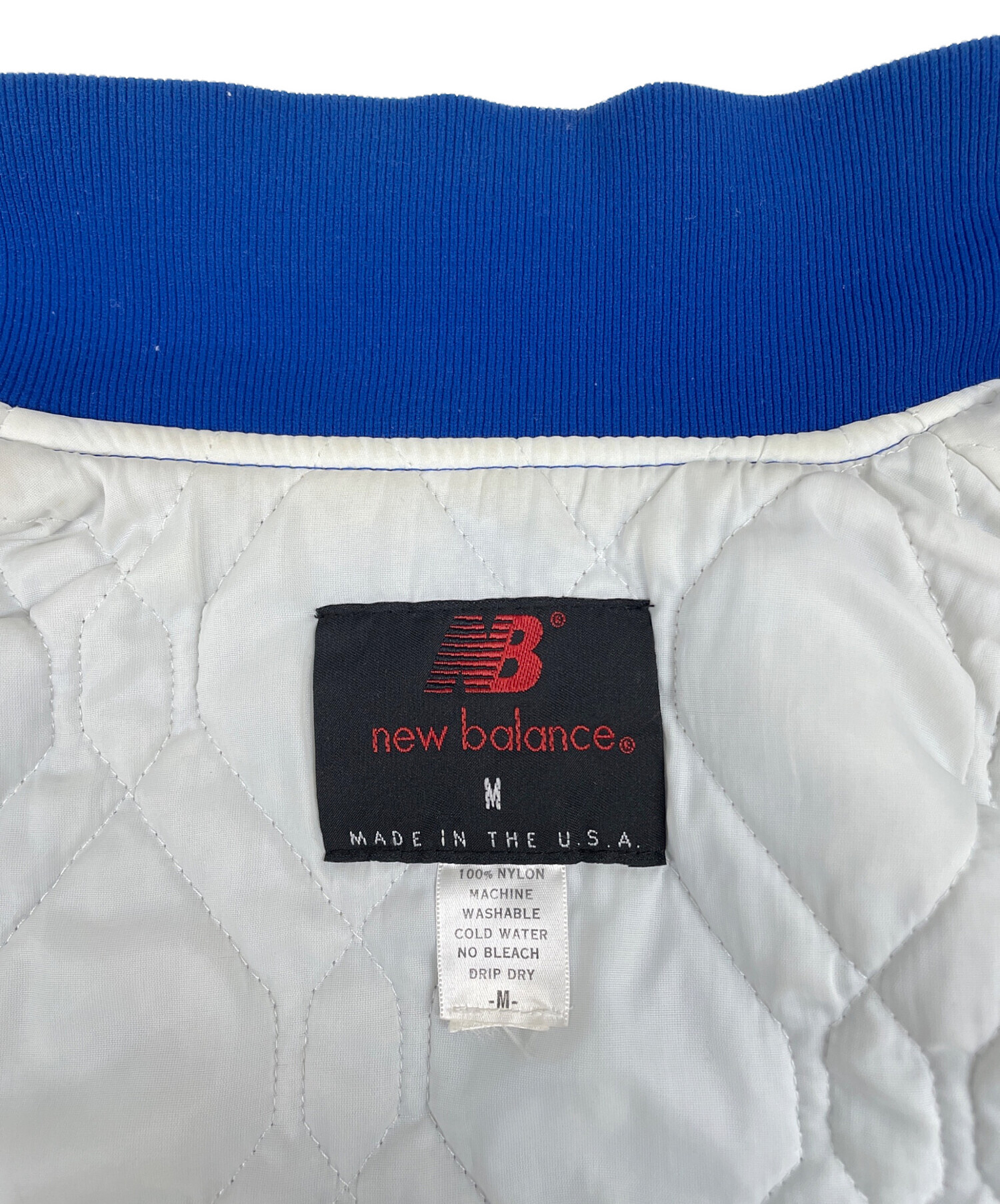 中古・古着通販】NEW BALANCE (ニューバランス) スタジャン ブルー 
