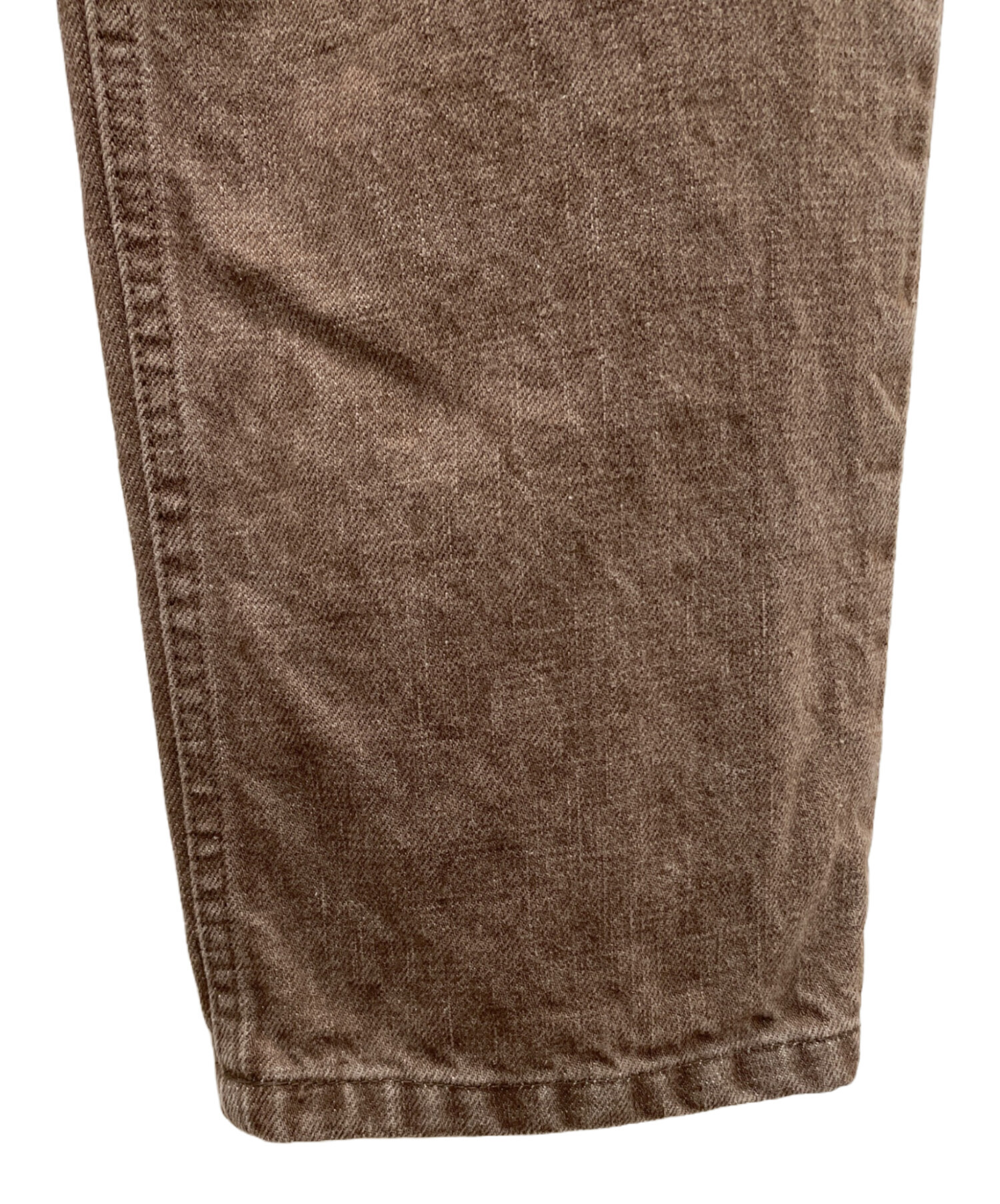 中古・古着通販】Gypsohila (ジプソフィア) デニムパンツ ブラウン