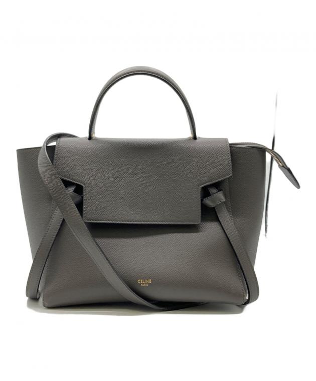 中古・古着通販】CELINE (セリーヌ) CELINE マイクロベルトバック 角