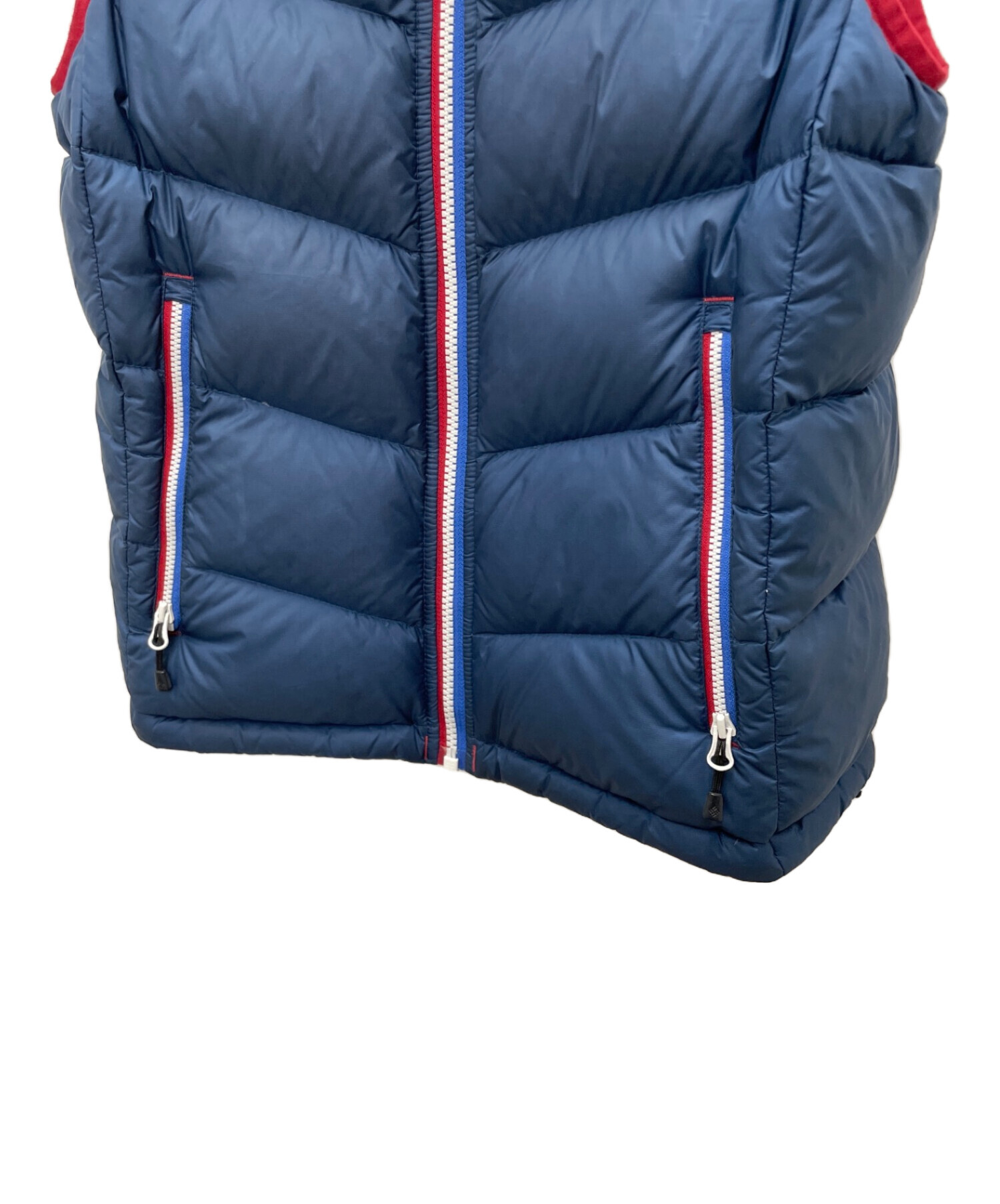 中古・古着通販】Columbia (コロンビア) ダウンベスト ネイビー サイズ 