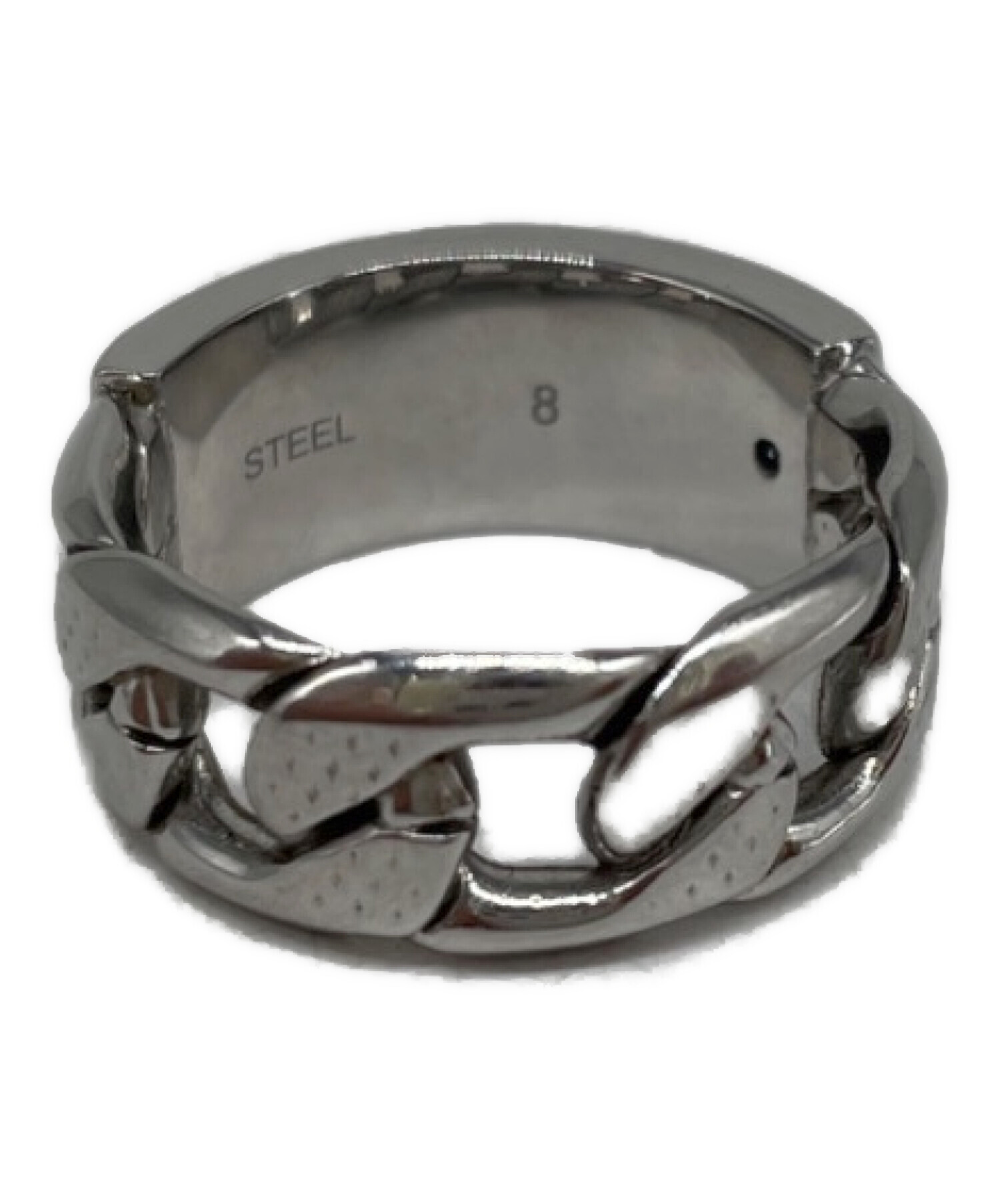 中古・古着通販】DIESEL (ディーゼル) スチールリング サイズ:15号 
