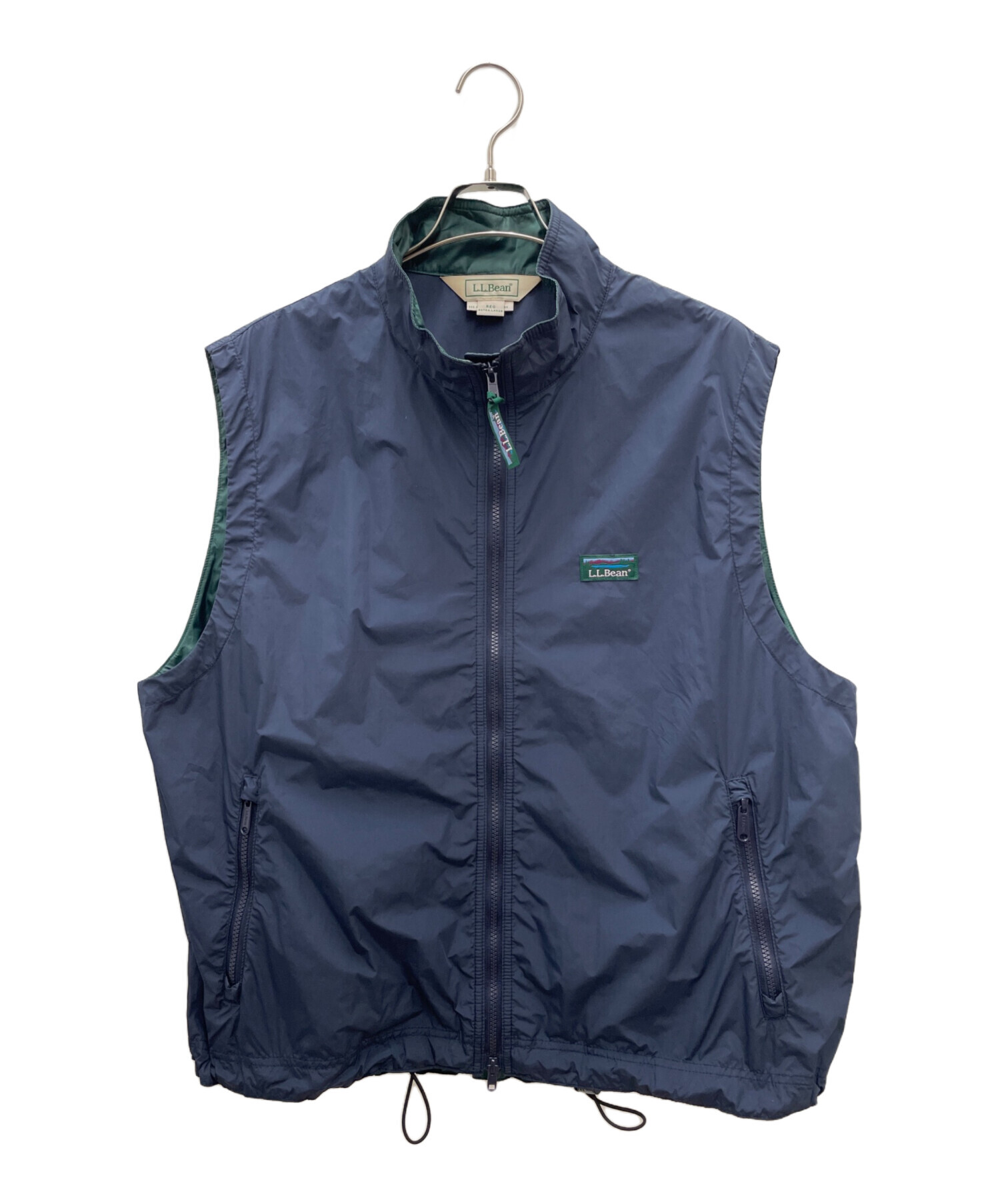 ネイビー ナイロンベスト エルエルビーン 中古・古着通販】L.L.Bean (エルエルビーン) ロクスベリーベスト