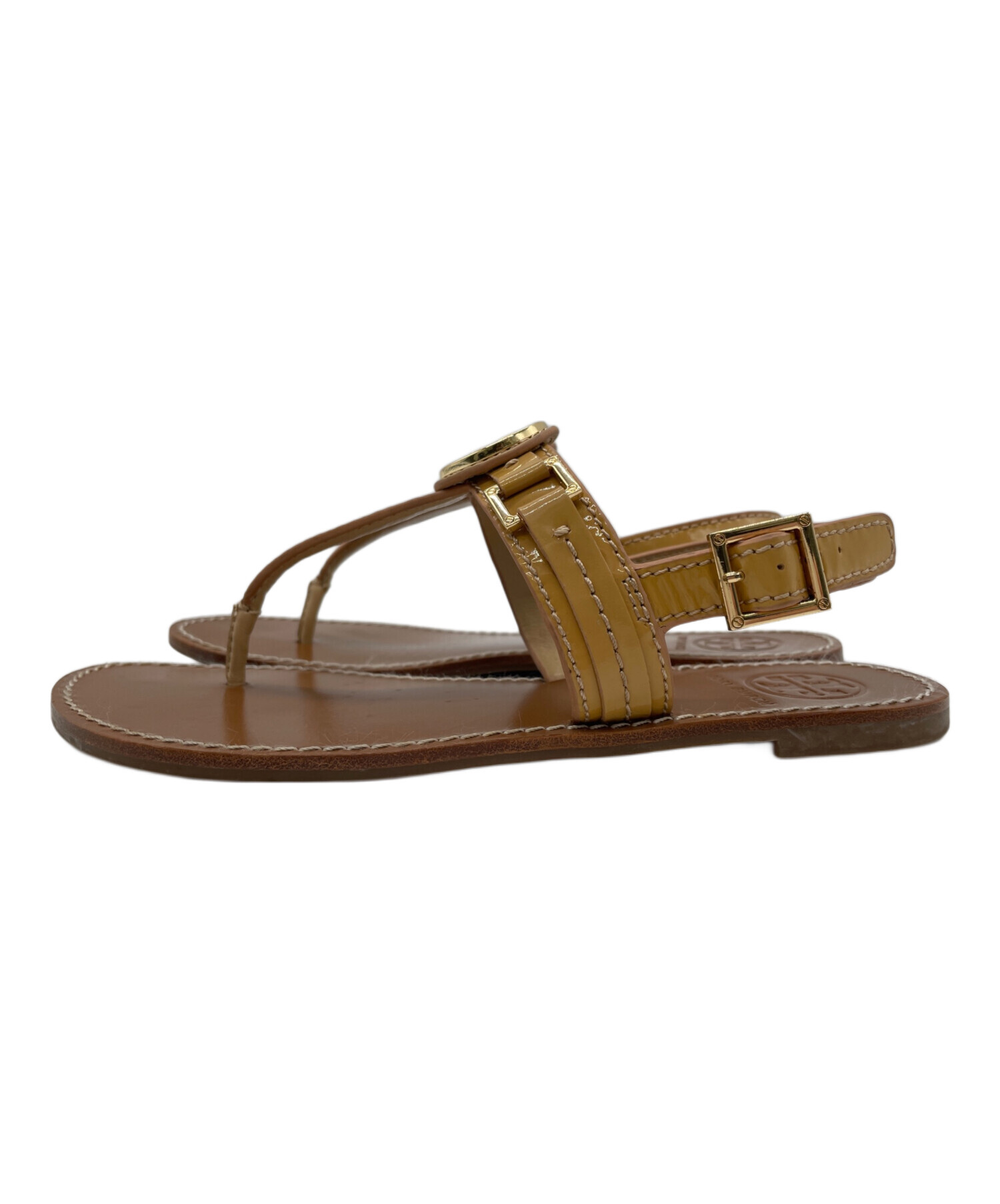 中古・古着通販】TORY BURCH (トリーバーチ) サンダル ブラウン サイズ 