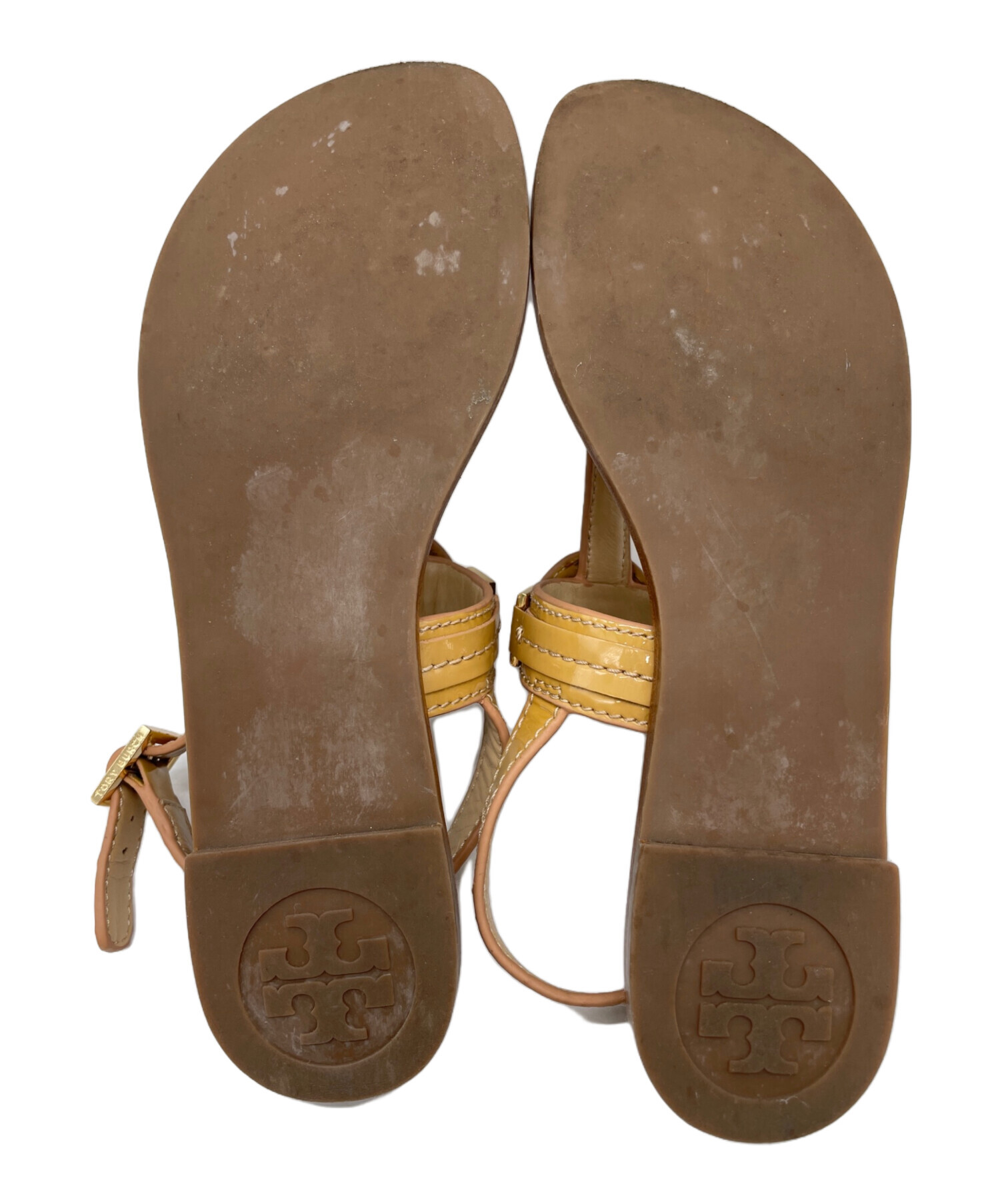 Tory Burch トリーバーチ　サンダル　25.5 ブラウン　美品 中古・古着通販】TORY BURCH (トリーバーチ) サンダル ブラウン サイズ