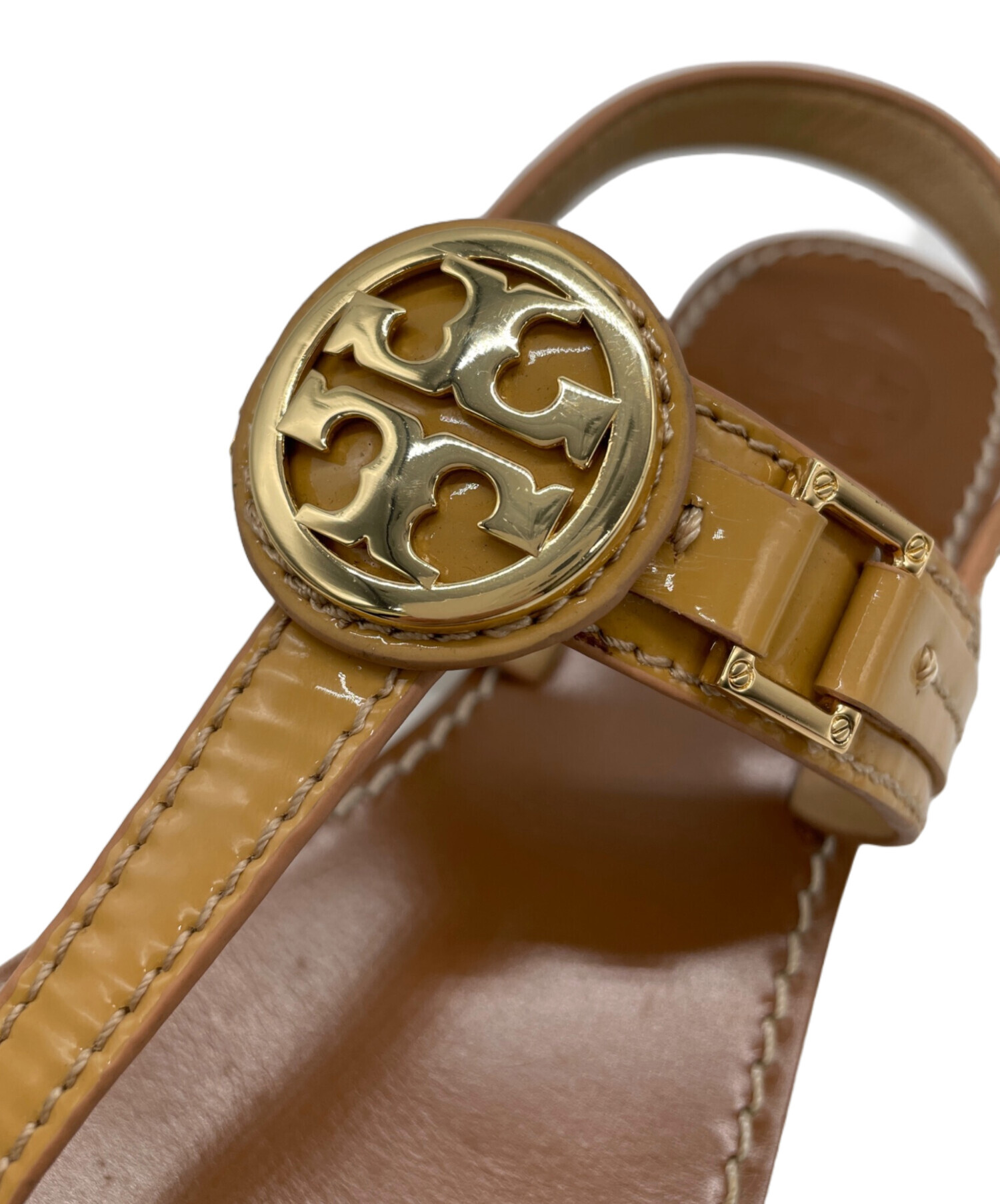 中古・古着通販】TORY BURCH (トリーバーチ) サンダル ブラウン サイズ