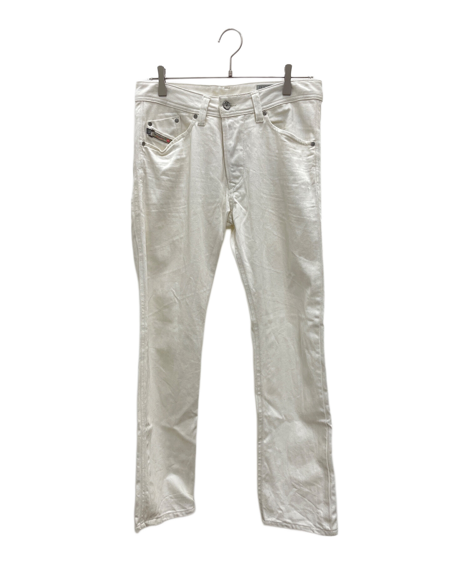中古・古着通販】DIESEL (ディーゼル) デニムパンツ ホワイト サイズ 