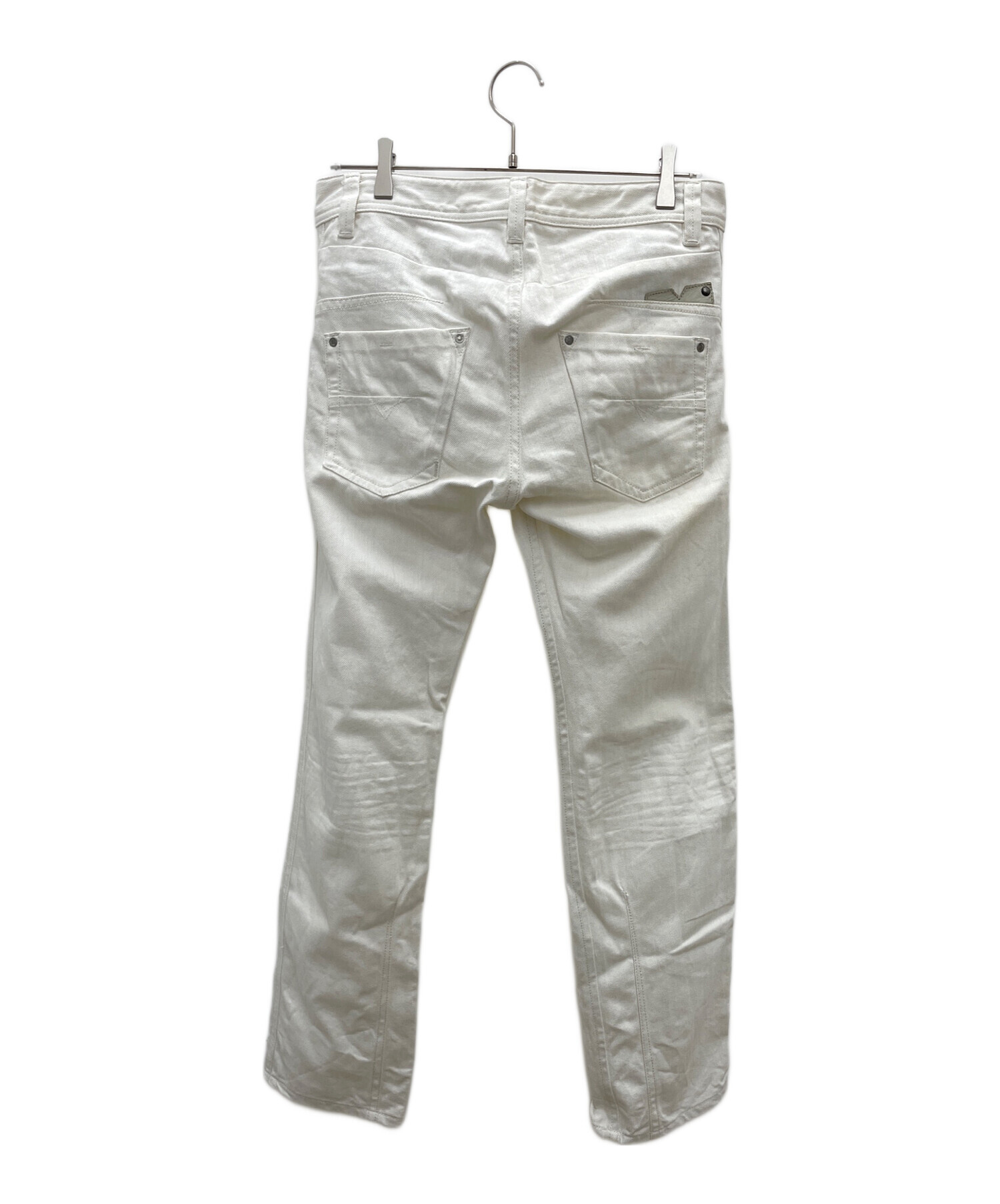 中古・古着通販】DIESEL (ディーゼル) デニムパンツ ホワイト サイズ 