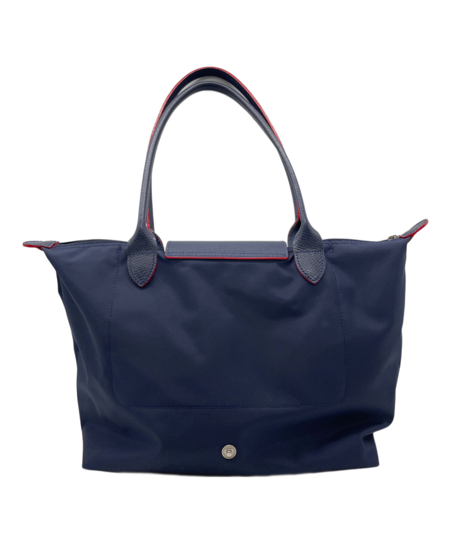 中古・古着通販】LONGCHAMP (ロンシャン) 舟形トートバッグ ネイビー