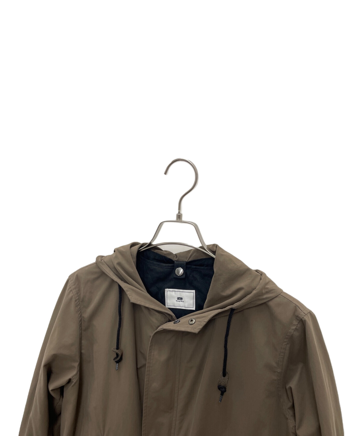 中古・古着通販】Soe (ソーイ) モッズコート ブラウン｜ブランド・古着