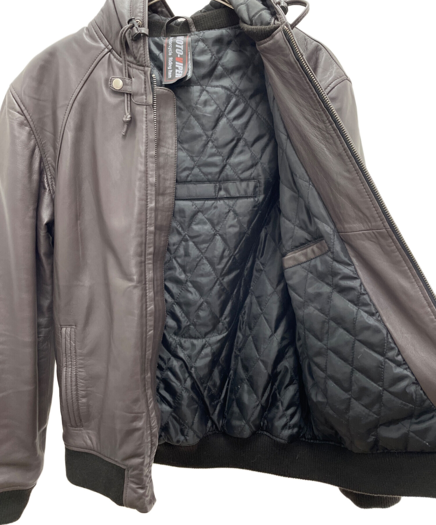 中古・古着通販】MOTO-VIPER (モトバイパー) レザージャケット