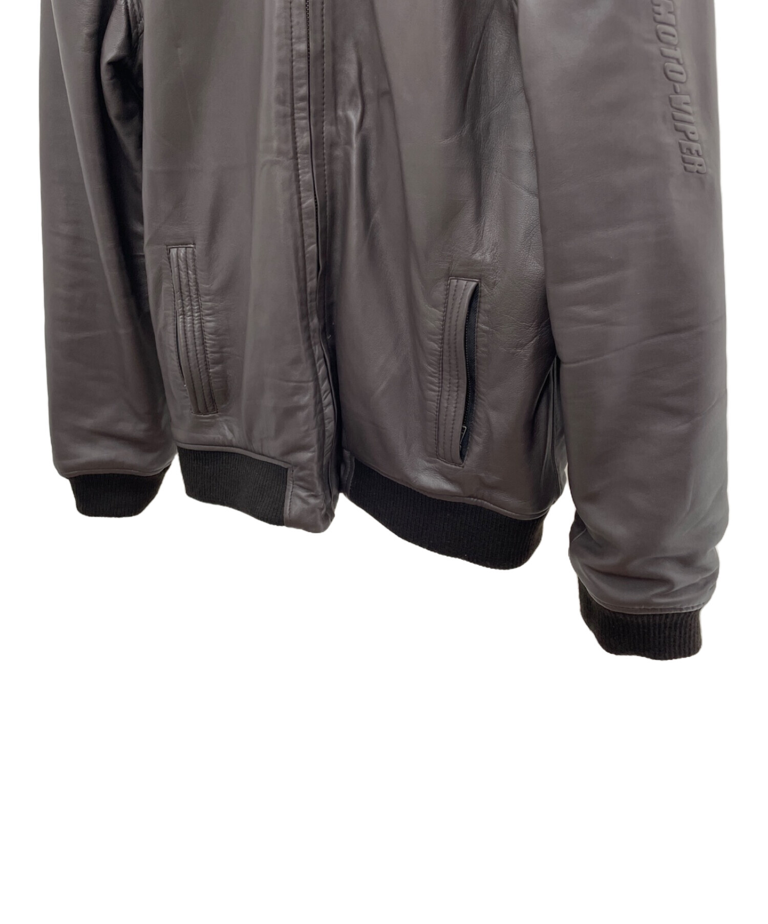 中古・古着通販】MOTO-VIPER (モトバイパー) レザージャケット