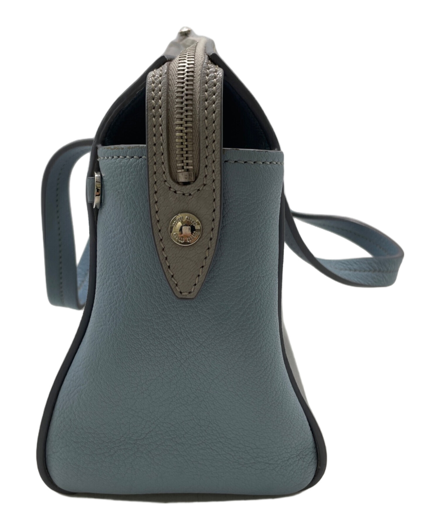 中古・古着通販】MIU MIU (ミュウミュウ) 2WAYショルダーバッグ ブルー