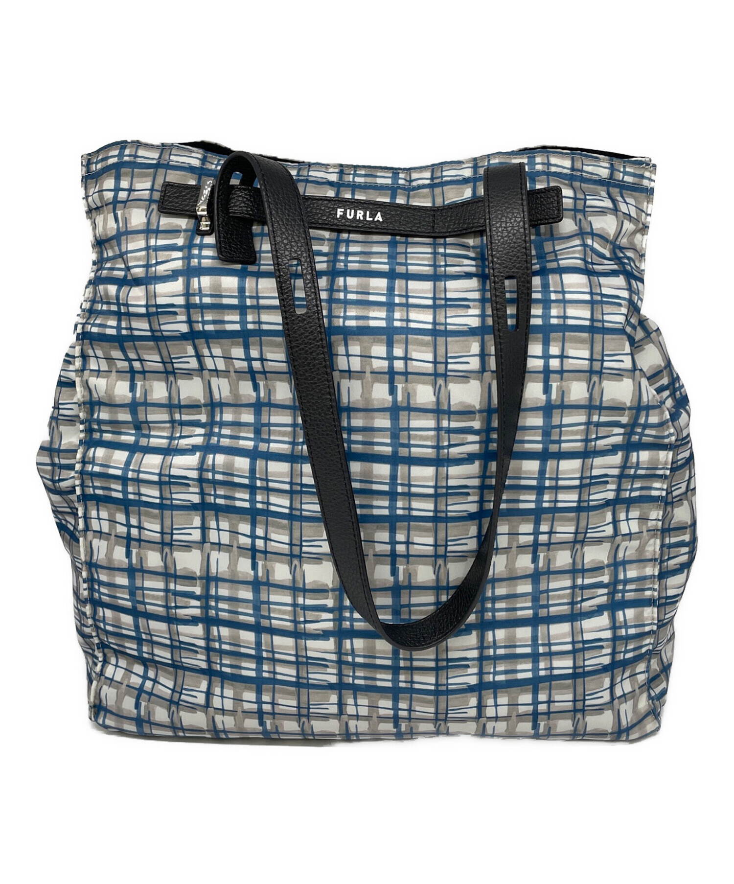 中古・古着通販】FURLA (フルラ) リバーシブルトートバッグ ブラック