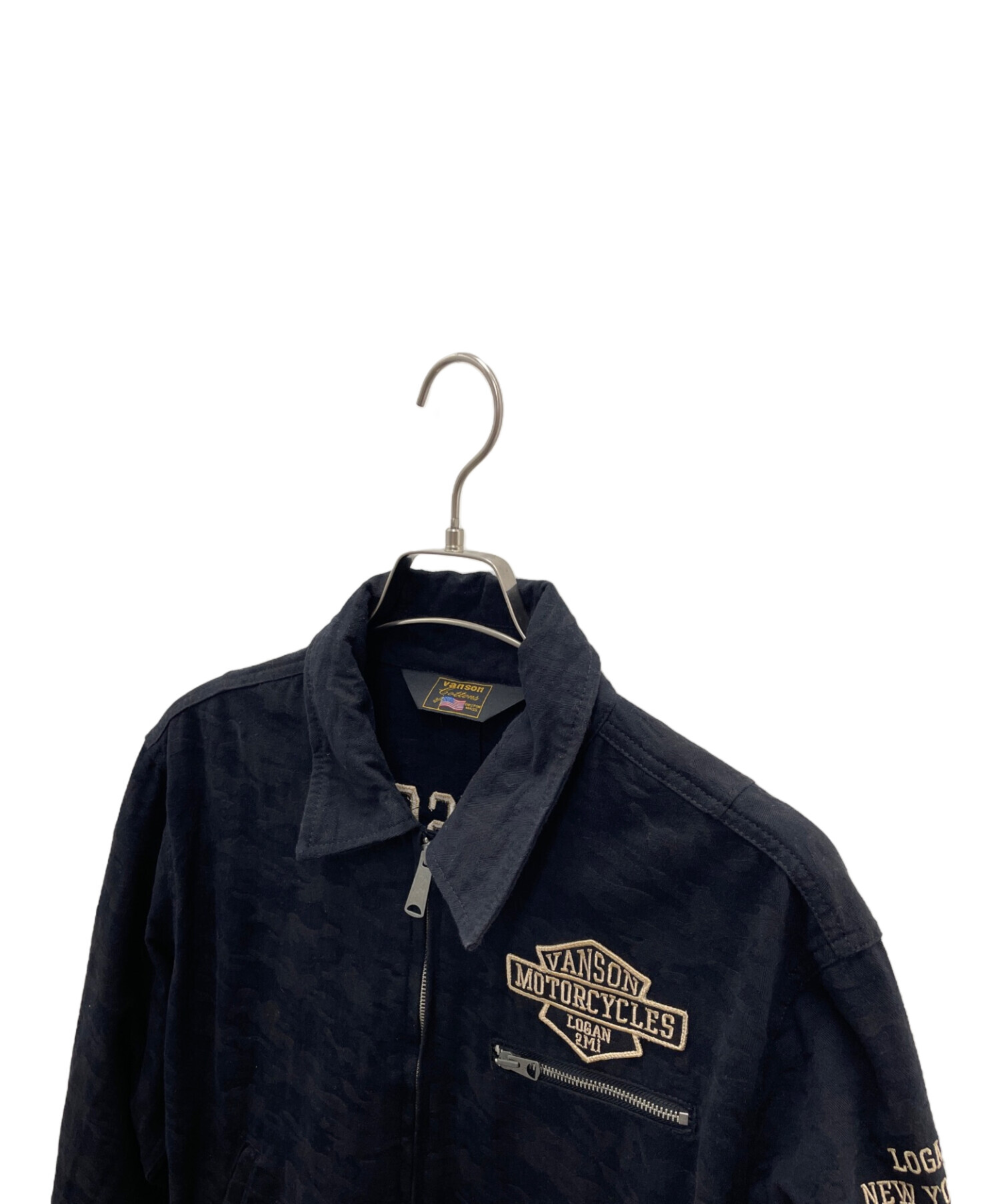 中古・古着通販】VANSON (バンソン) つなぎ ブラック サイズ:XL