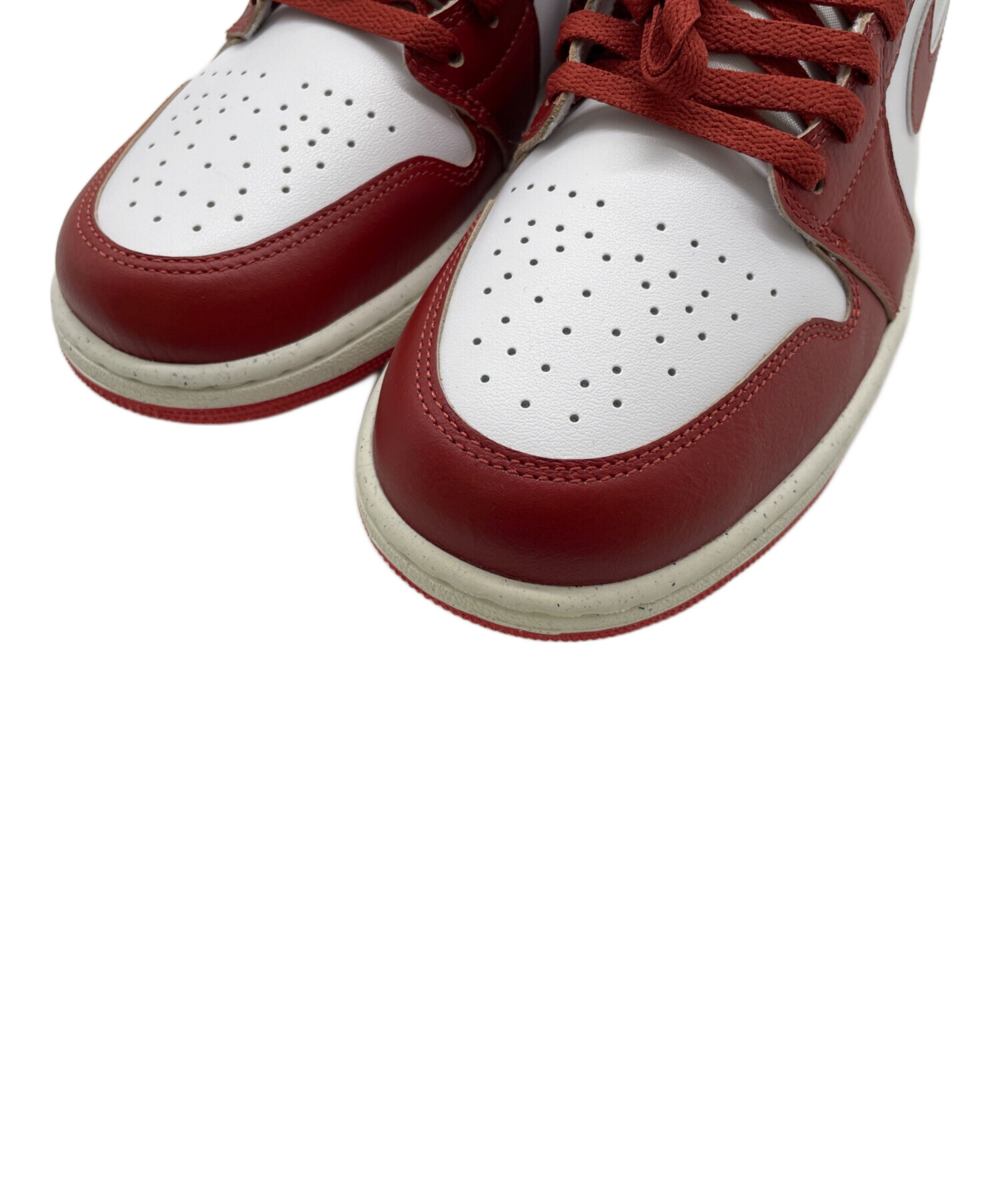 中古・古着通販】NIKE (ナイキ) スニーカー ホワイト×レッド サイズ