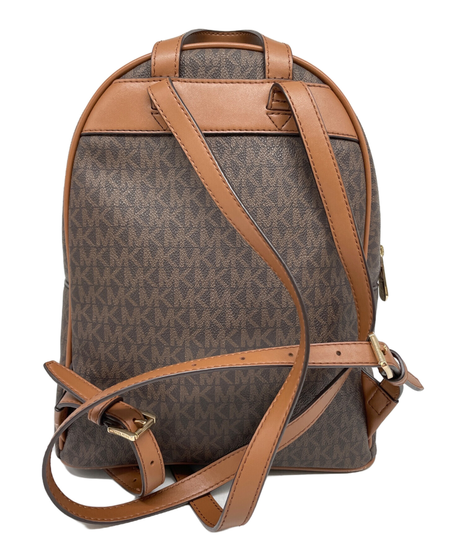 中古・古着通販】MICHAEL KORS (マイケル・コース) リュック ブラウン 