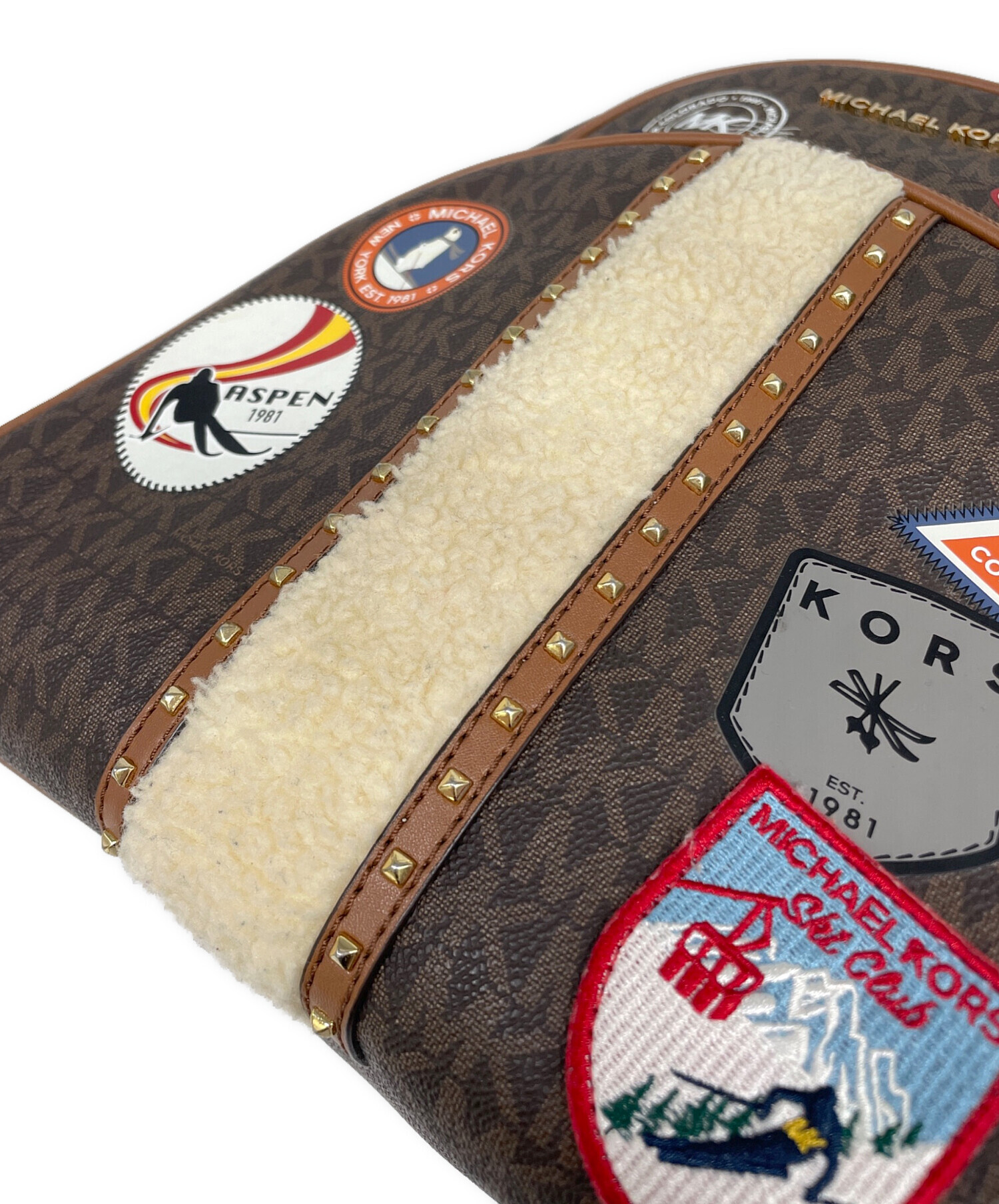 中古・古着通販】MICHAEL KORS (マイケル・コース) リュック ブラウン 