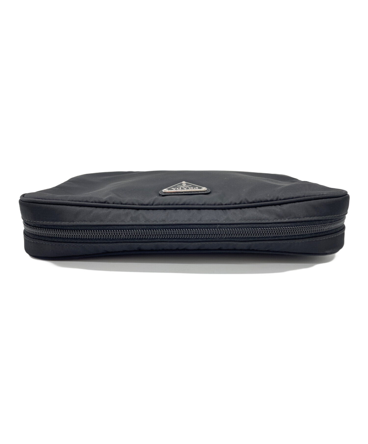 中古・古着通販】PRADA (プラダ) クラッチバッグ ブラック｜ブランド