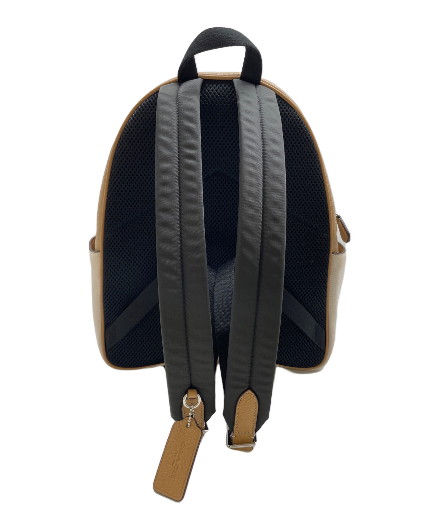 中古・古着通販】COACH (コーチ) リュック ベージュ×ホワイト