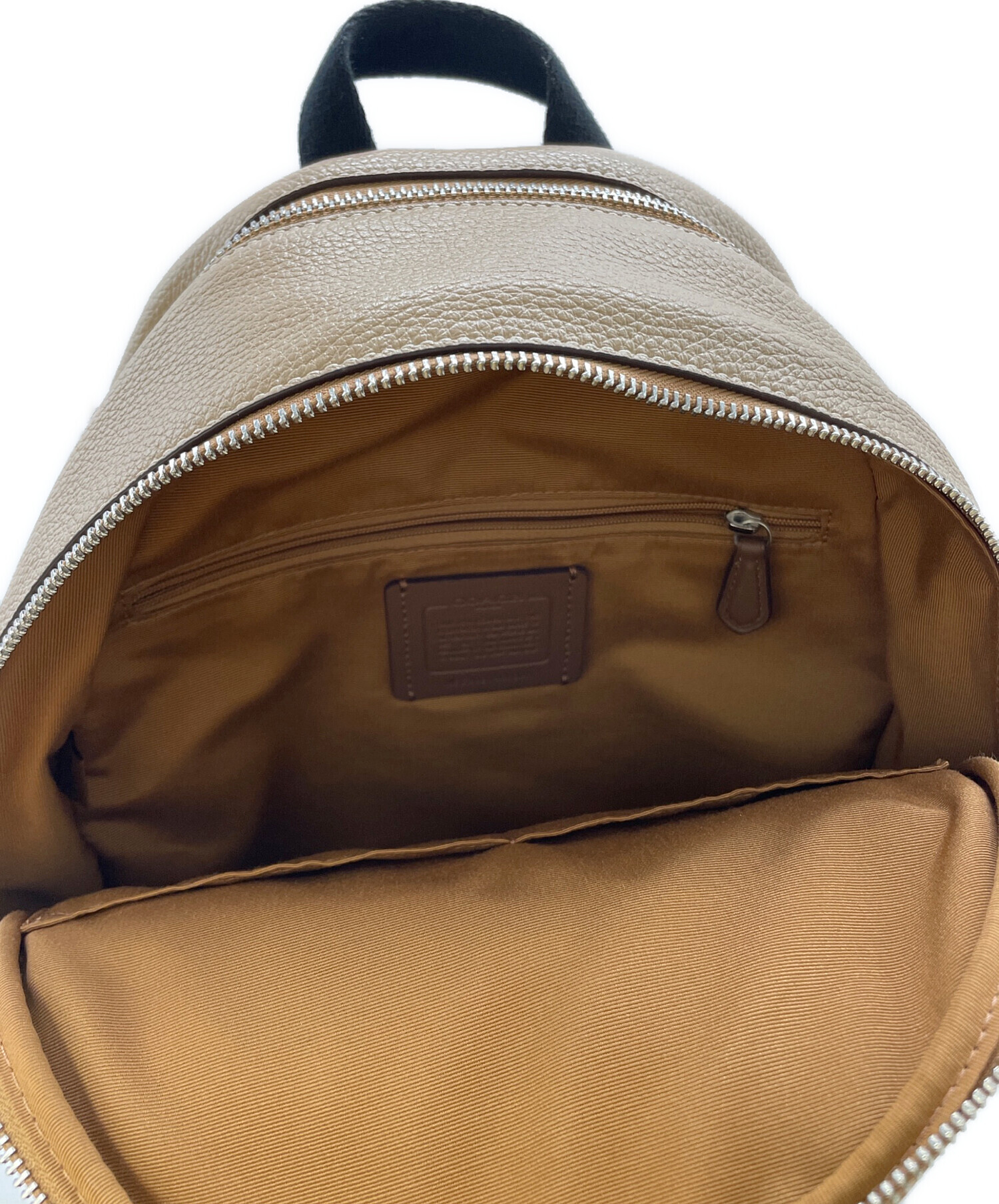 中古・古着通販】COACH (コーチ) リュック ベージュ×ホワイト