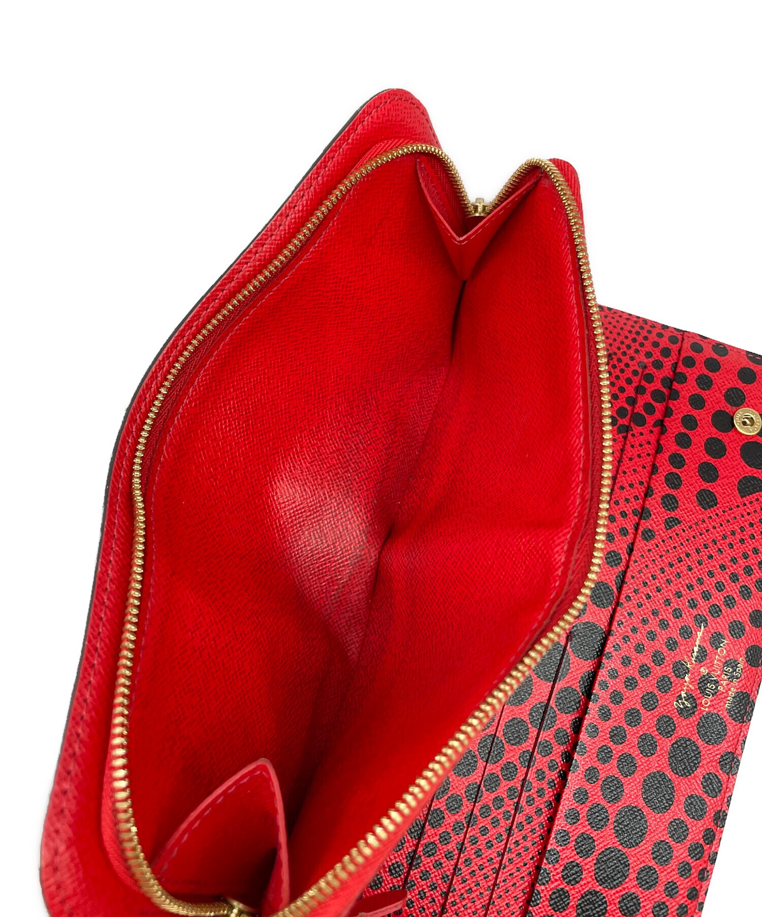 未使用　草間彌生　ヴィトンコラボ 長財布　超激レア 明日着 限定 LVモノグラムx草間彌生コラボ 長財布 ZIPPY WALLET (Louis