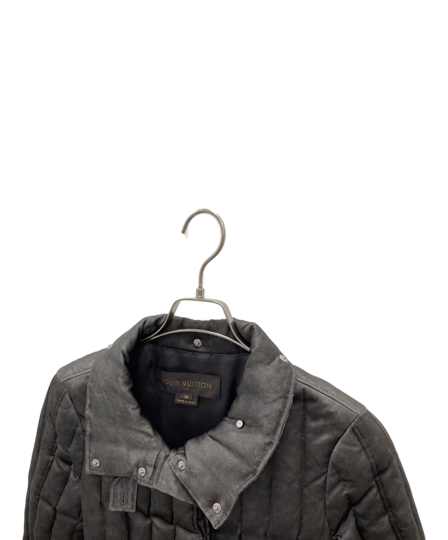 ルイヴィトン シルク ブルゾン ジャケット ショート丈 裏地ロゴ サイズ