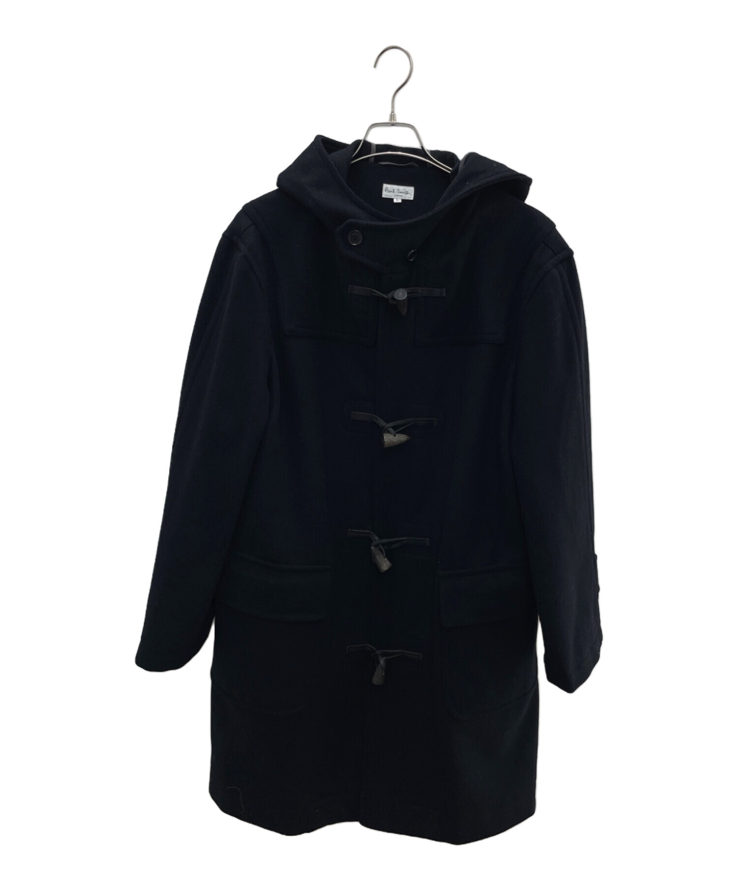 中古・古着通販】PAUL SMITH (ポールスミス) ダッフルコート ブラック 