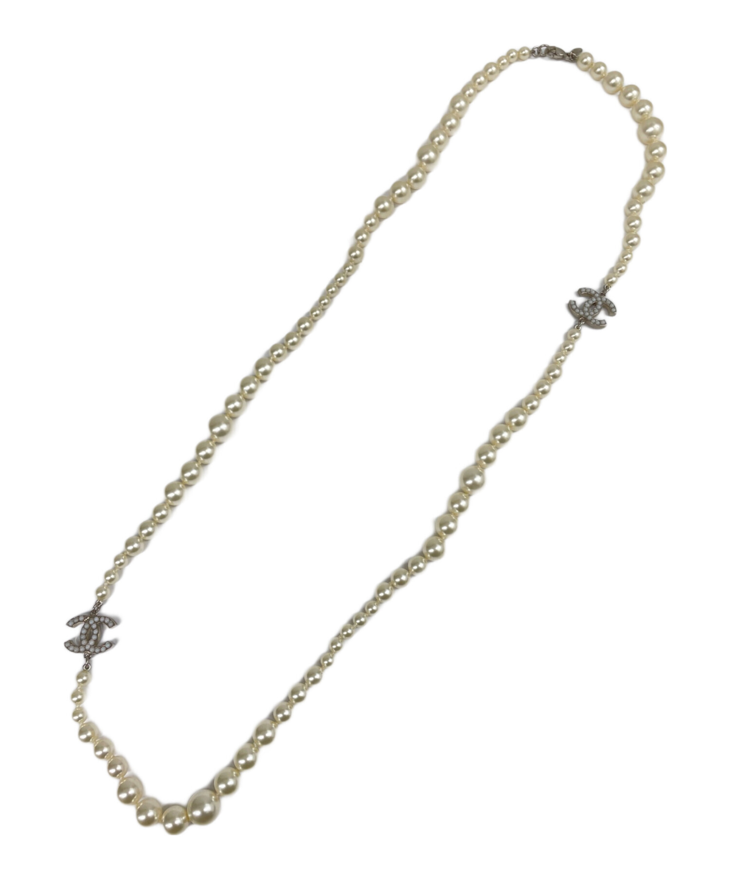 中古・古着通販】CHANEL (シャネル) ココマーク パール ロング