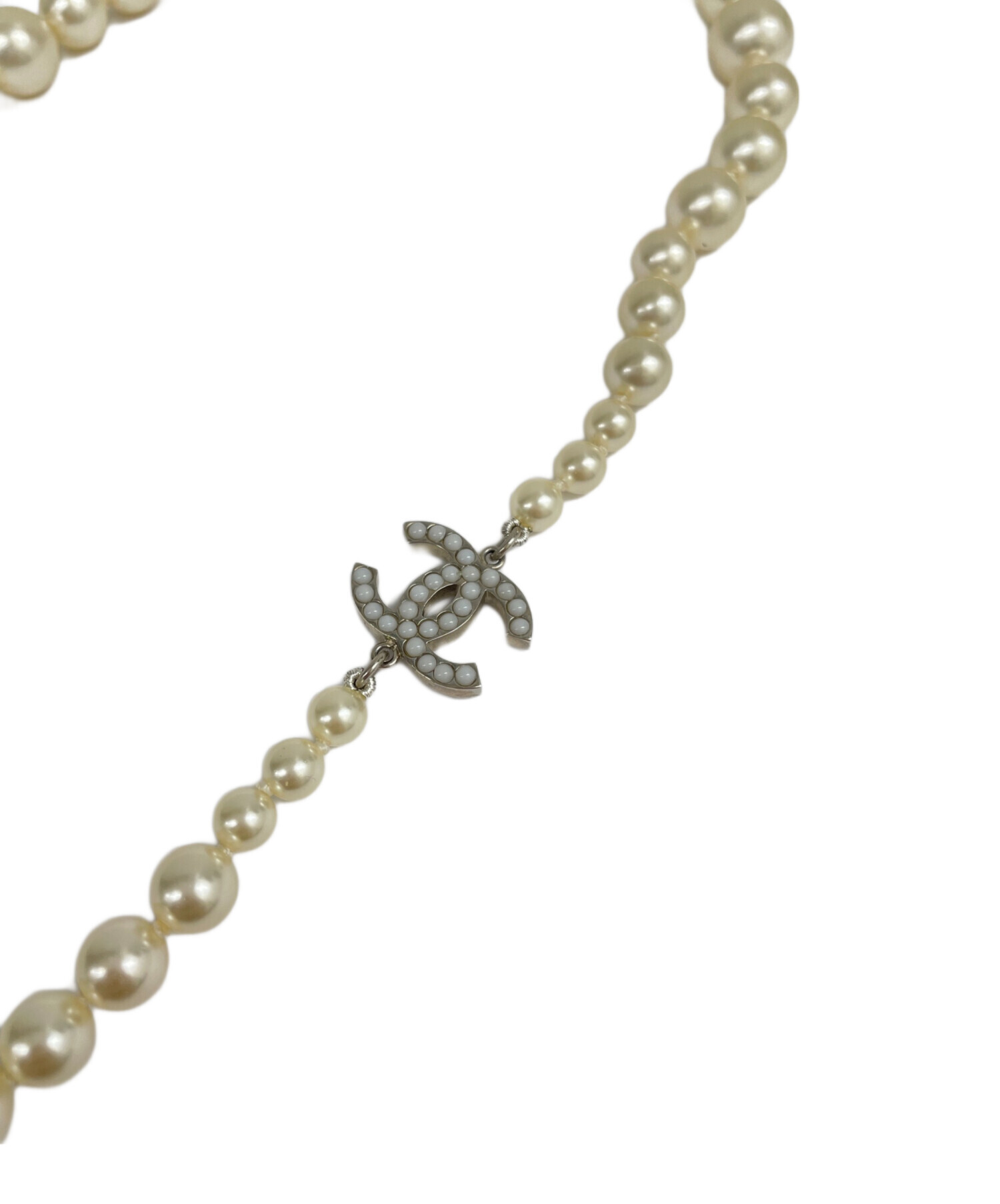 中古・古着通販】CHANEL (シャネル) ココマーク パール ロング