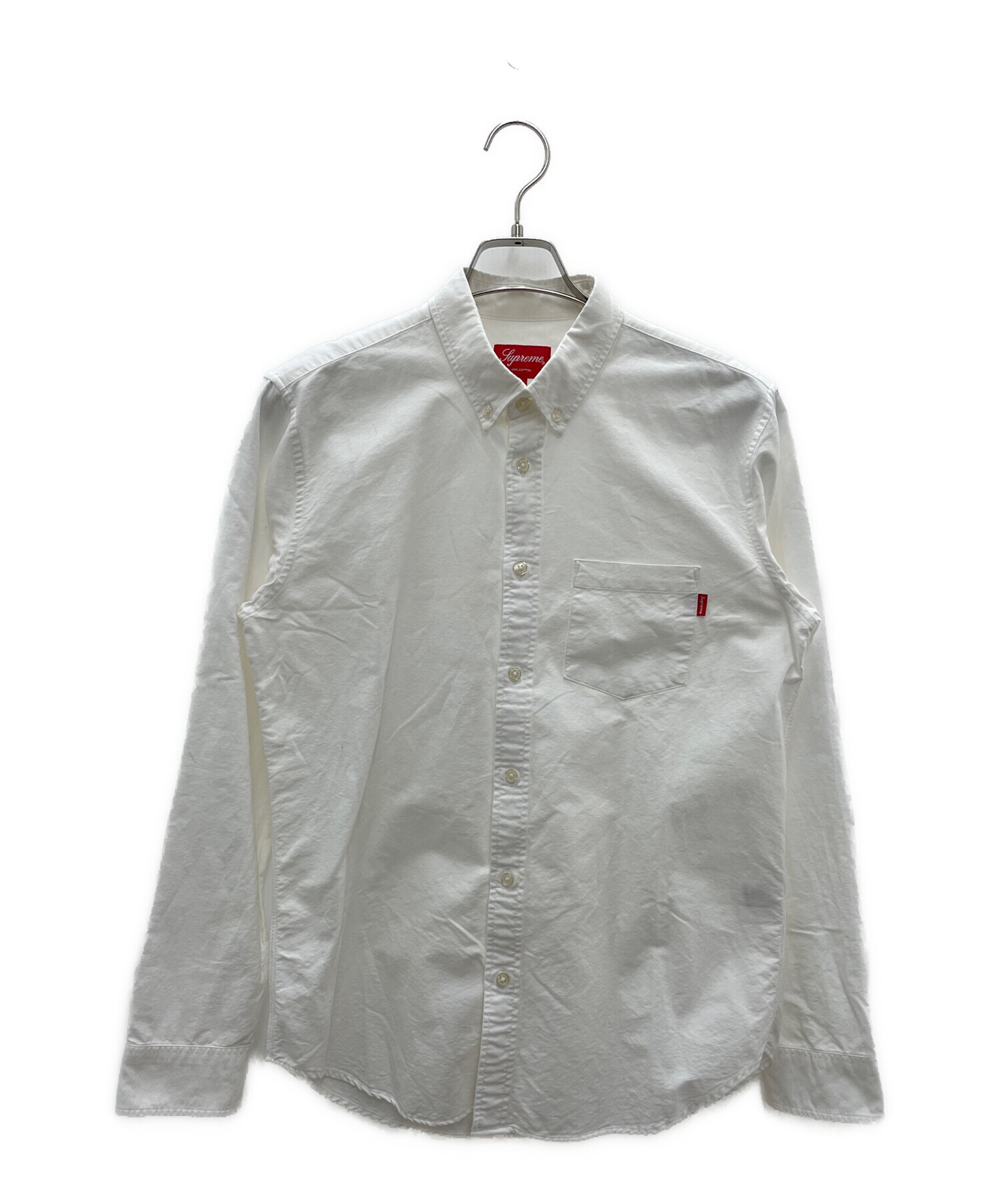 中古・古着通販】SUPREME (シュプリーム) 長袖シャツ ホワイト サイズ