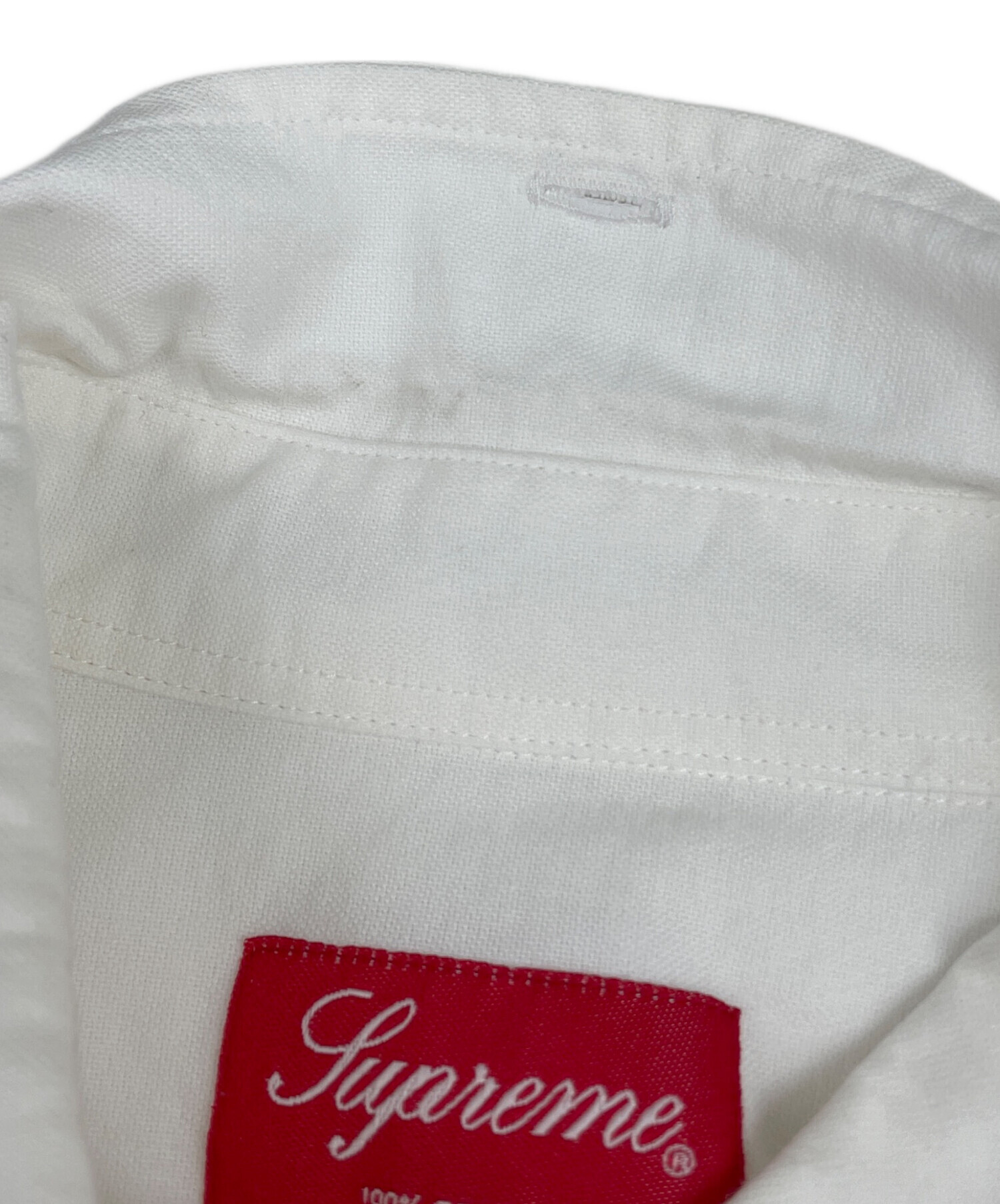 中古・古着通販】SUPREME (シュプリーム) 長袖シャツ ホワイト サイズ