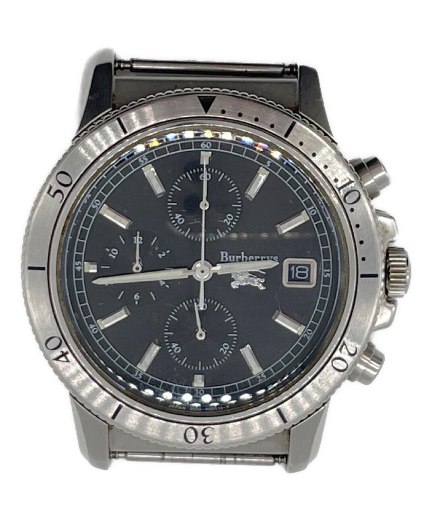 中古・古着通販】BURBERRY (バーバリー) 腕時計 ブラック｜ブランド