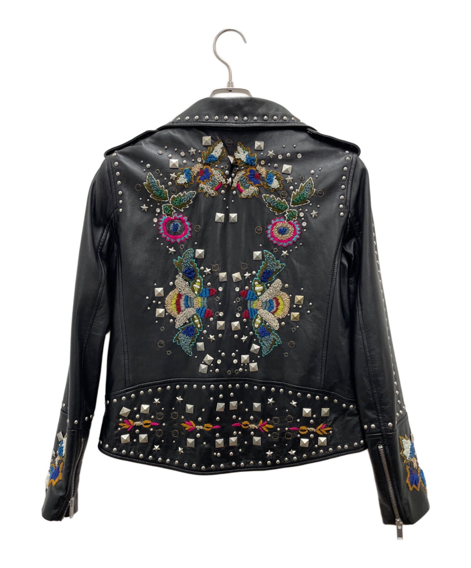 中古・古着通販】ZARA (ザラ) レザージャケット ブラック サイズ:M 