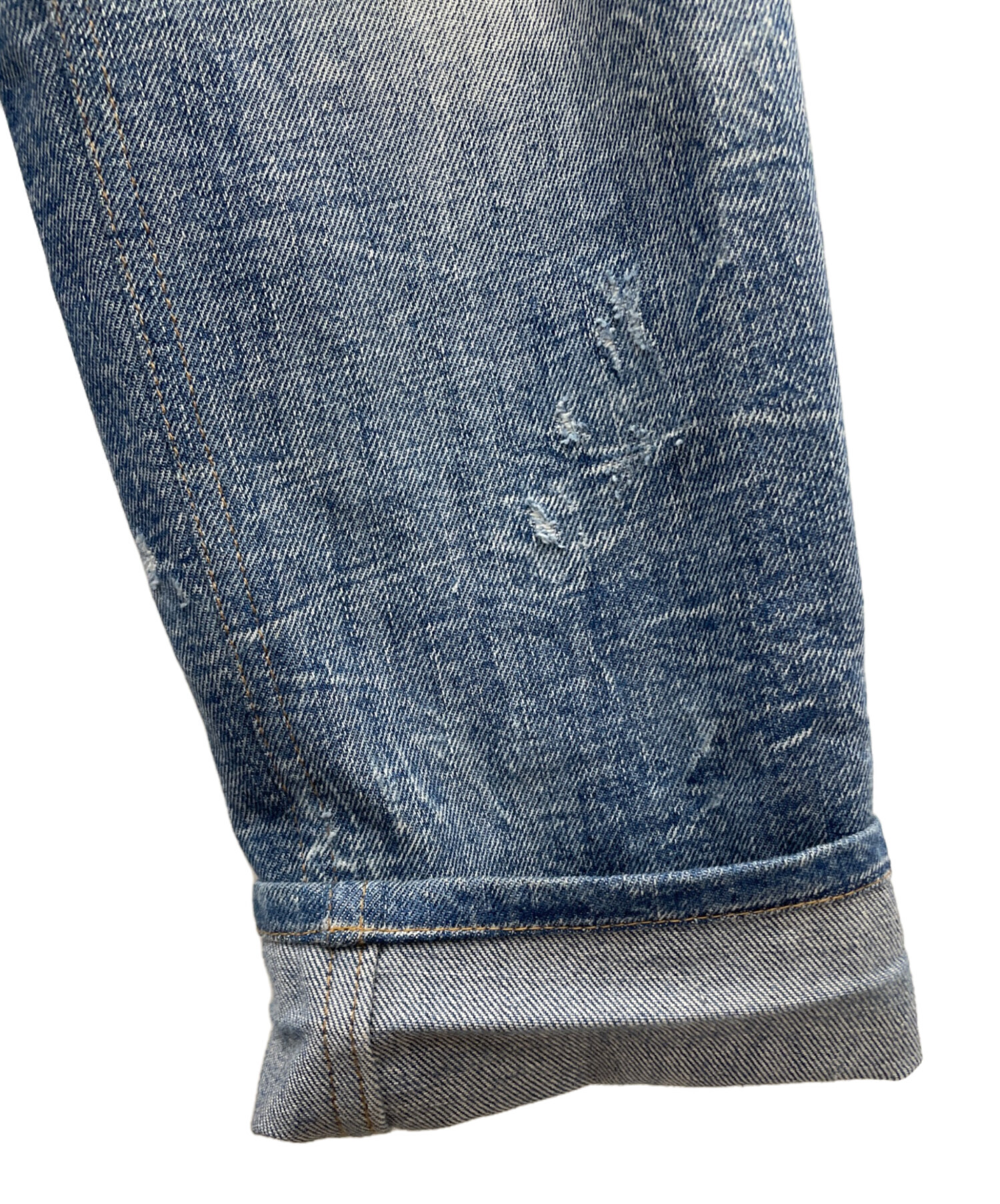 中古・古着通販】DIESEL (ディーゼル) ダメージ加工デニムパンツ
