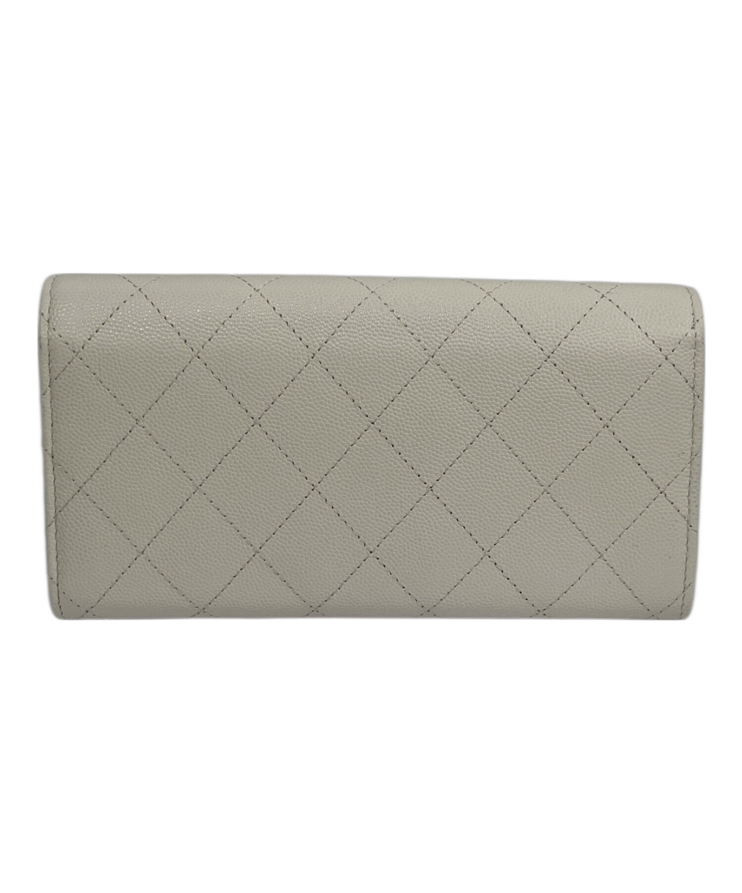 中古・古着通販】CHANEL (シャネル) 長財布 ベージュ｜ブランド・古着