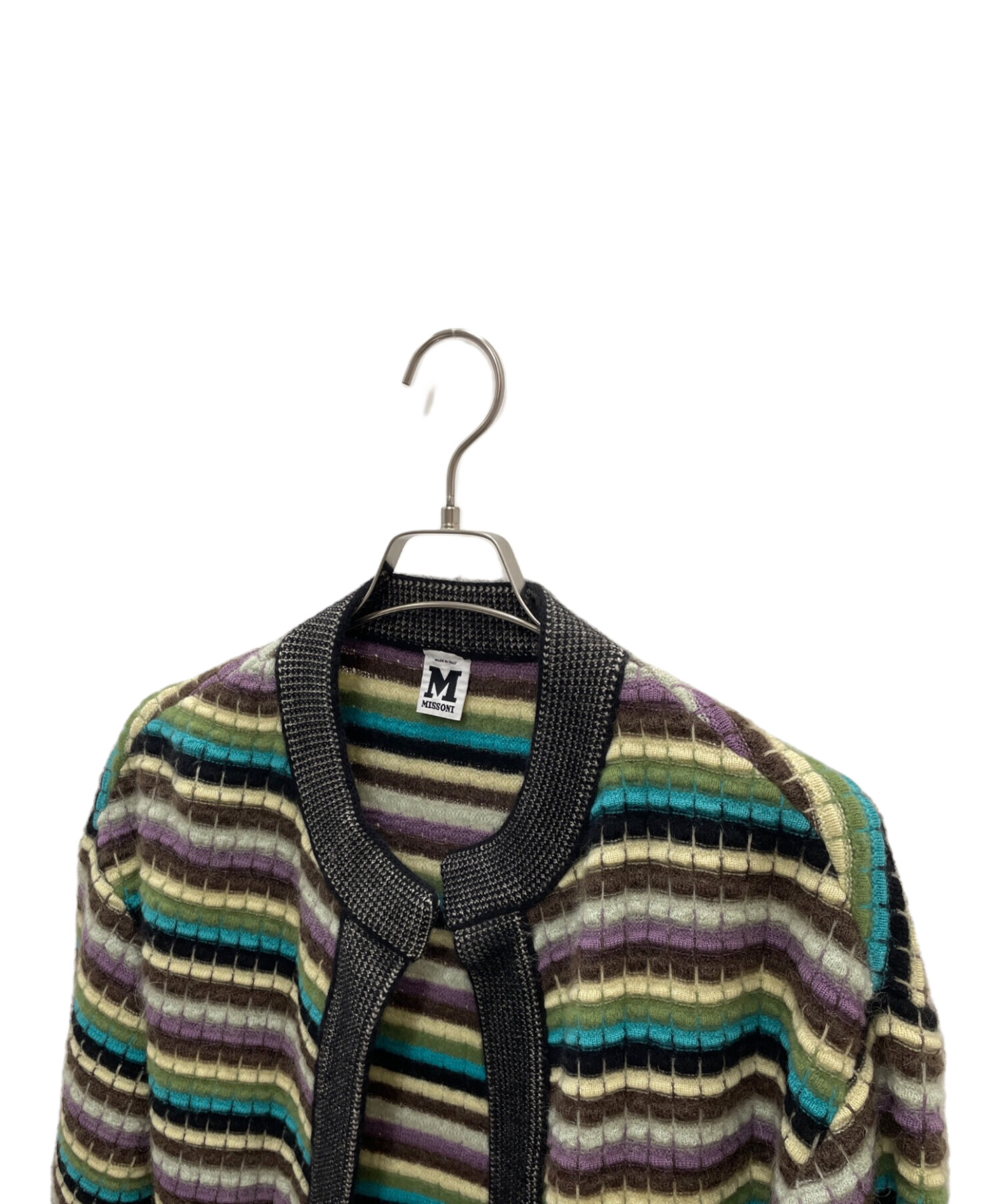 ミッソーニ MISSONI レディース カーディガン 春夏秋 綿100 【41】 美品】MISSONI ミッソーニ カーディガン レディース