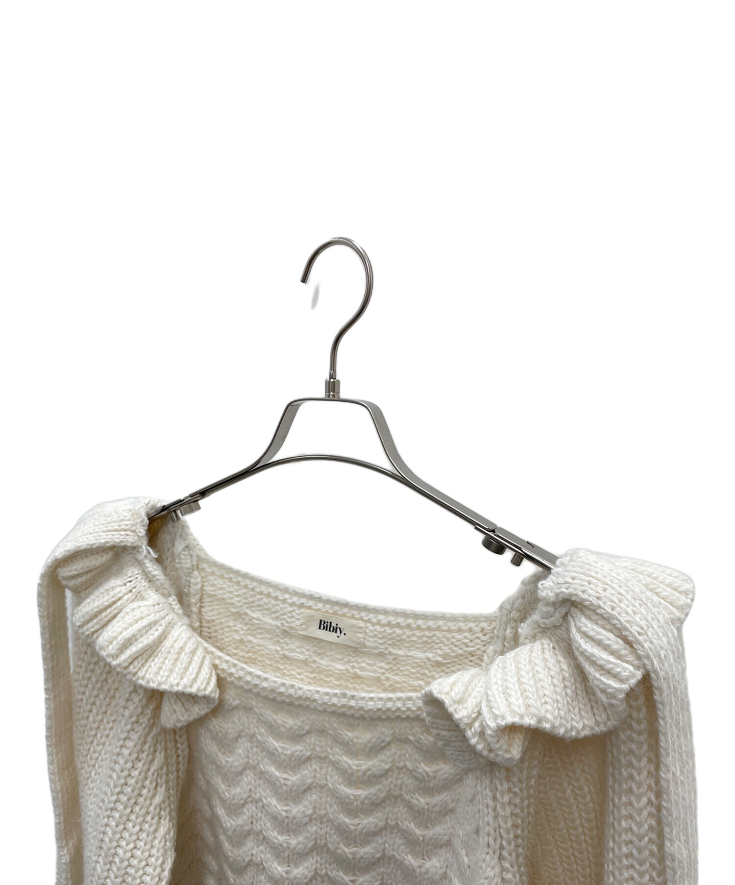 中古・古着通販】Bibiy. (ビビィ) 厚手ニット ホワイト サイズ:Free