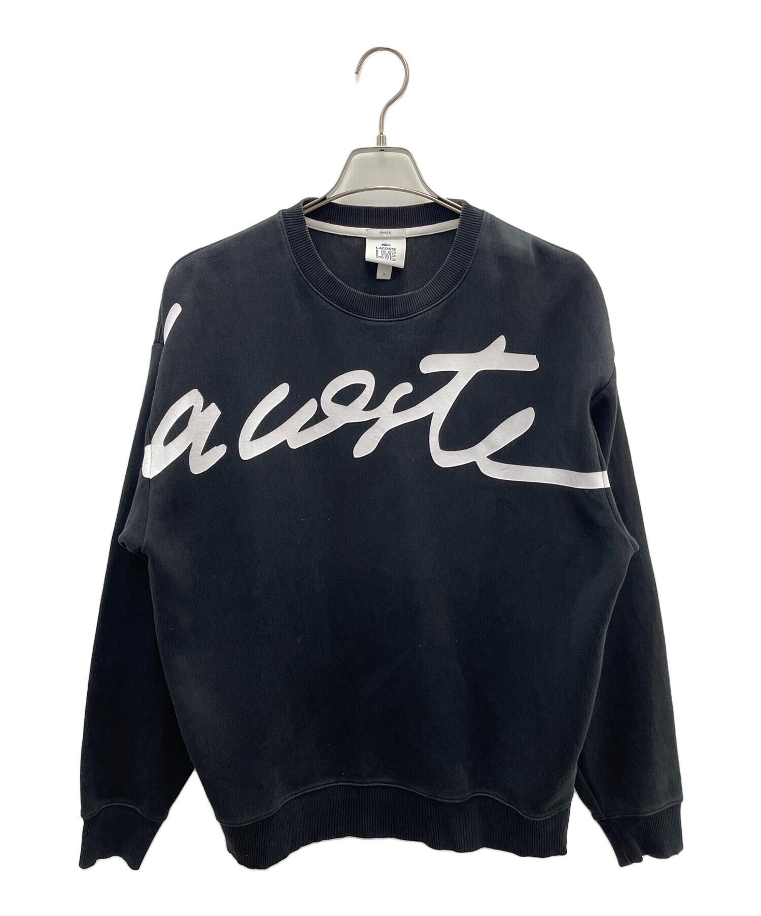 中古・古着通販】LACOSTE LIVE (ラコステライブ) スウェット ブラック