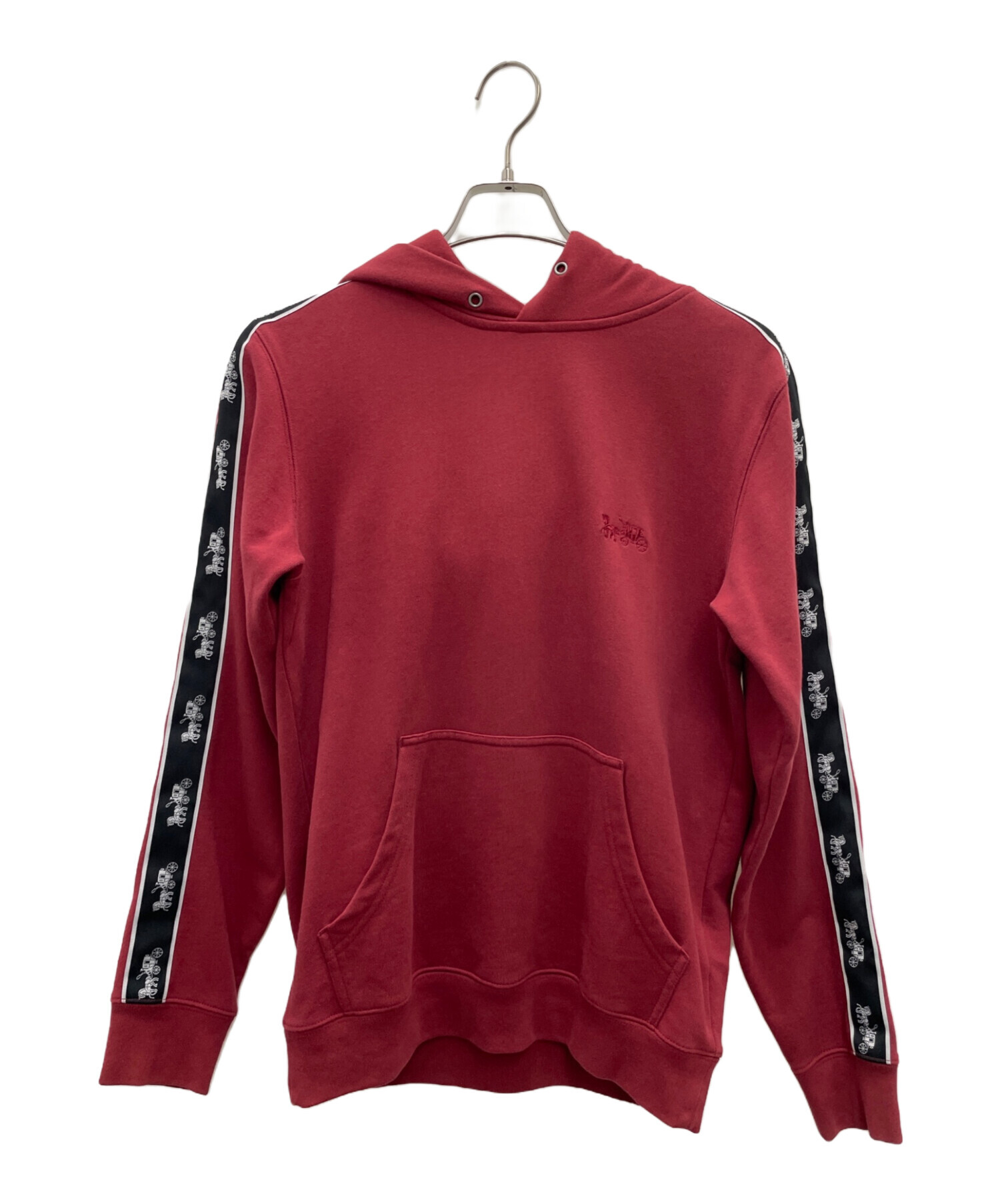 中古・古着通販】COACH (コーチ) パーカー レッド サイズ:XS｜ブランド