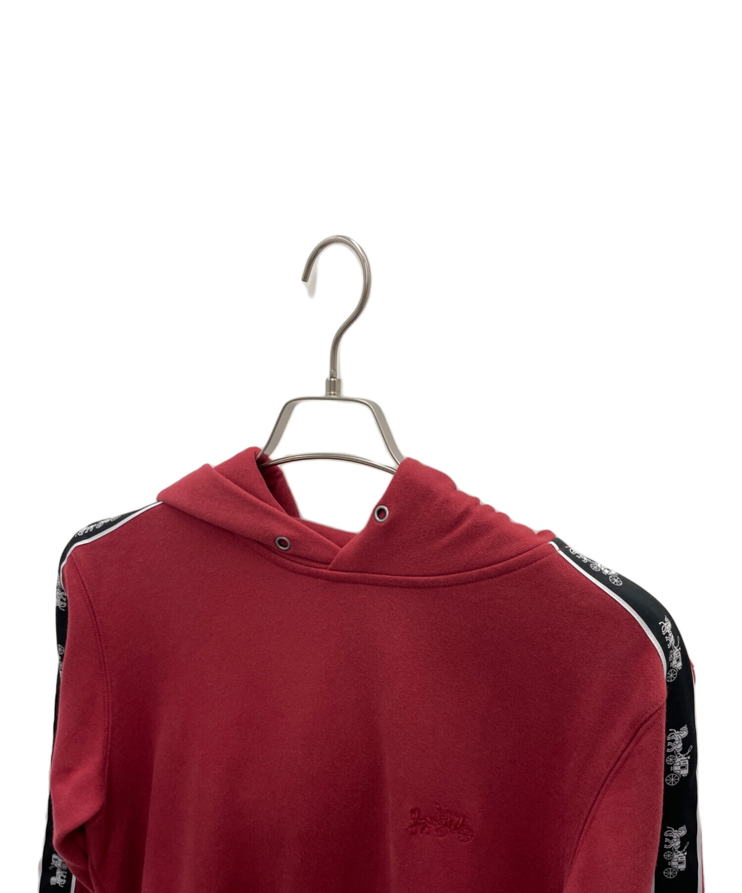 中古・古着通販】COACH (コーチ) パーカー レッド サイズ:XS｜ブランド